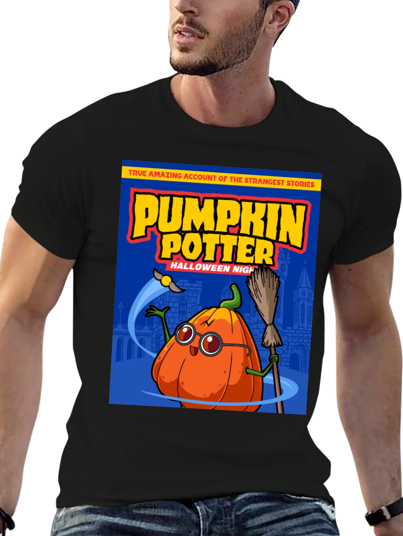 Pumpkin Potter Halloween Night T-Shirt
