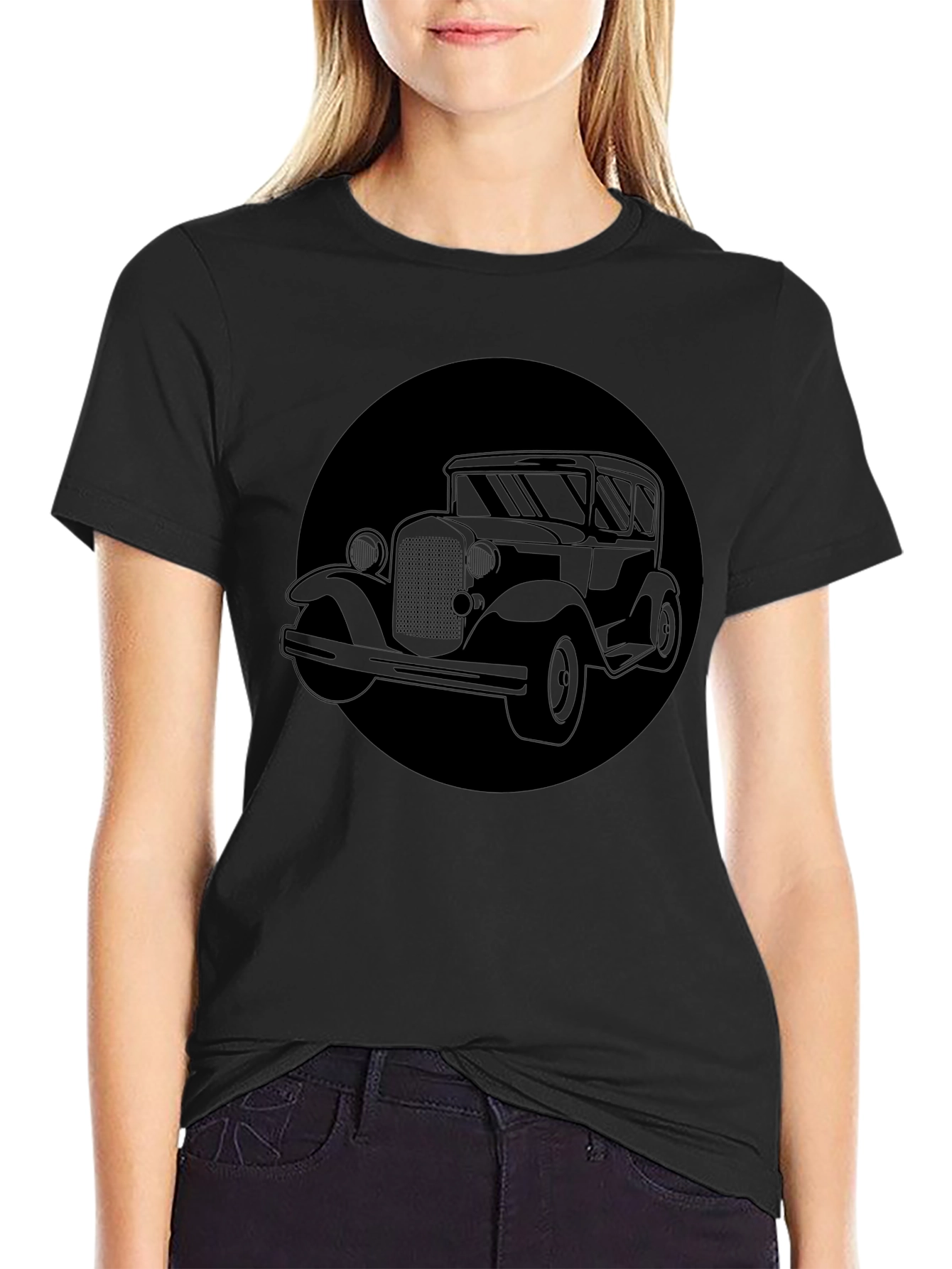 Retro Car Graphic Tee - Classic Cool