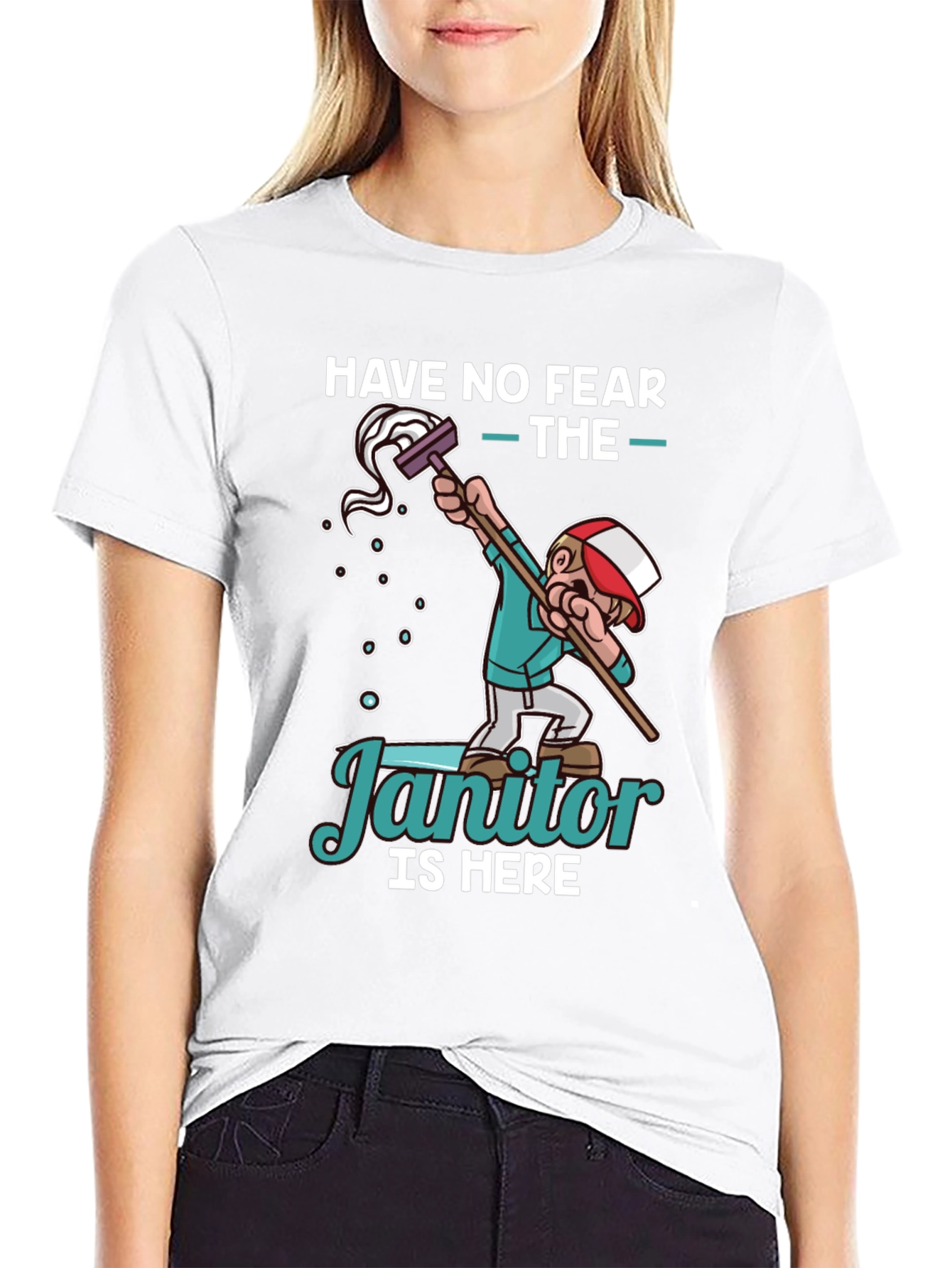Funny Janitor T-Shirt - Have No Fear!