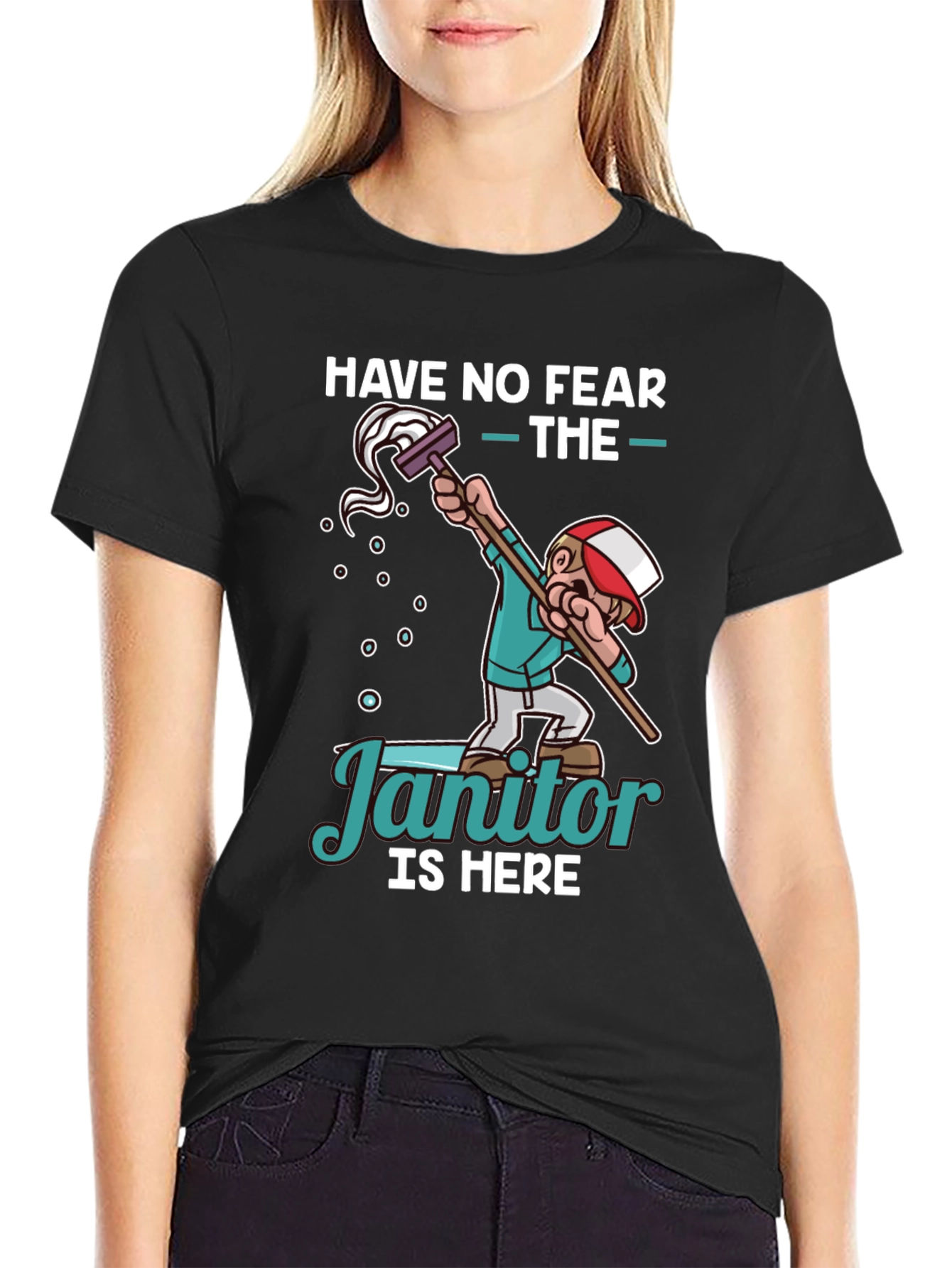Funny Janitor T-Shirt - Have No Fear!