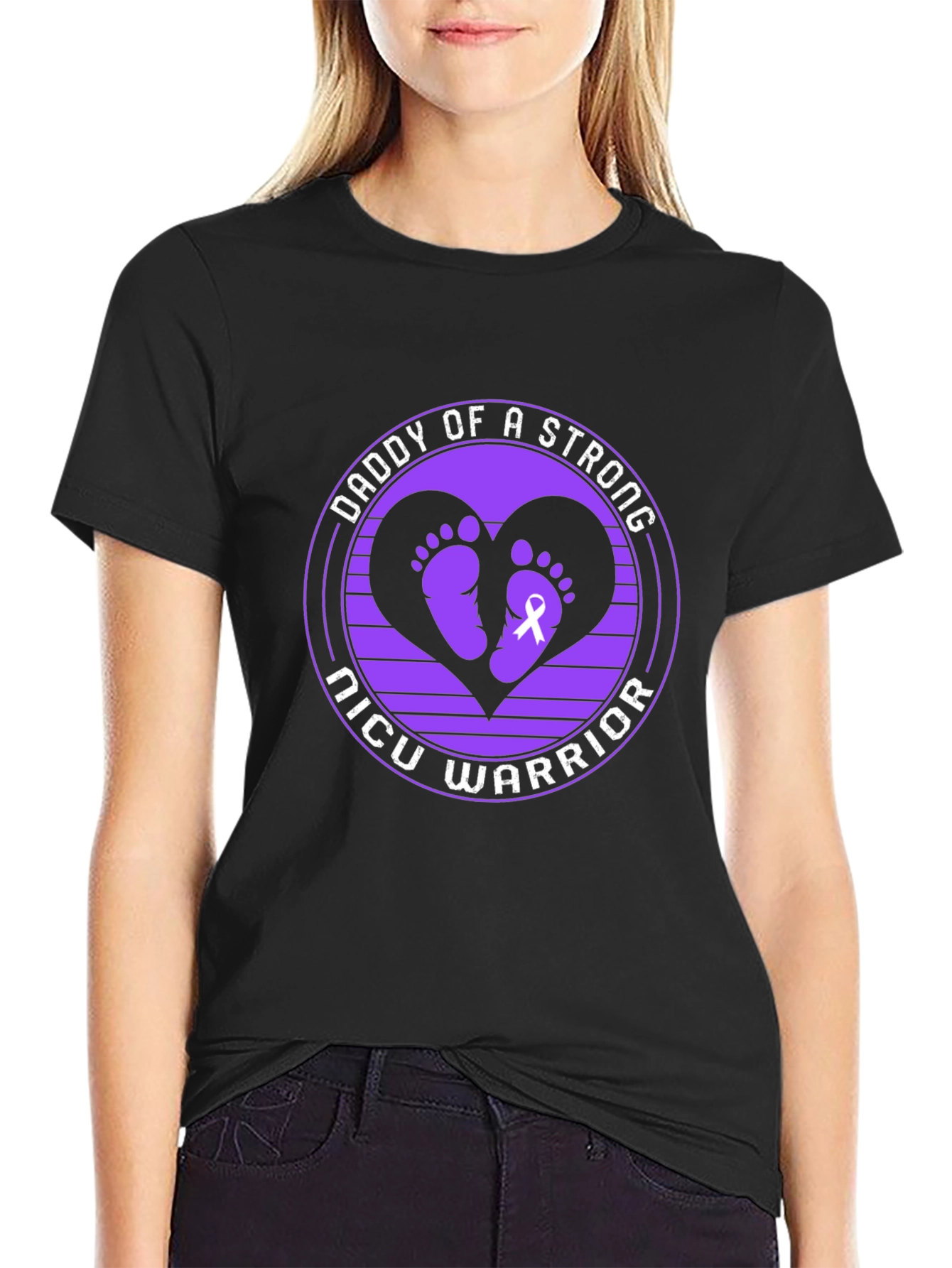 Daddy of a Strong NICU Warrior T-Shirt