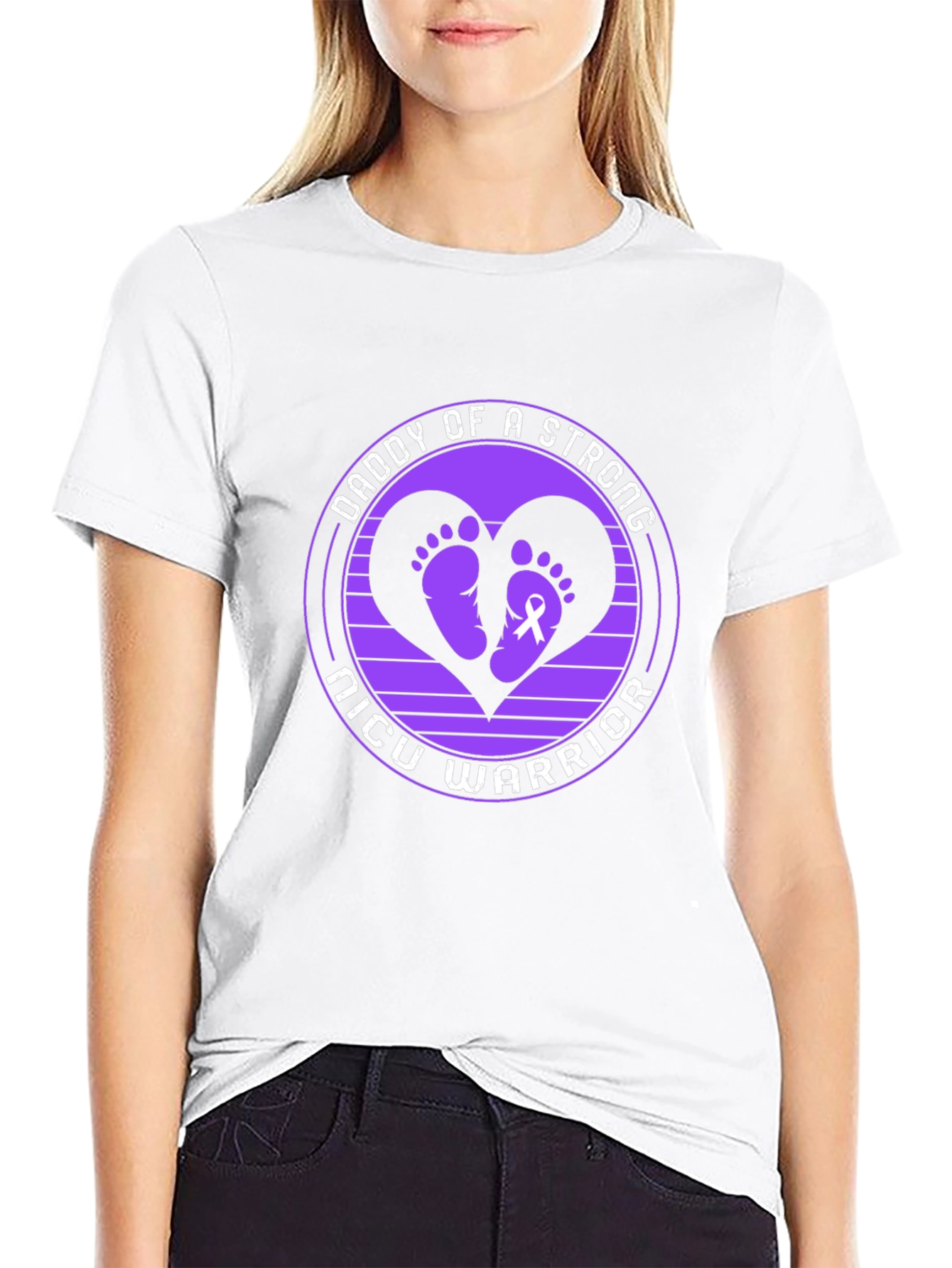 Daddy of a Strong NICU Warrior T-Shirt