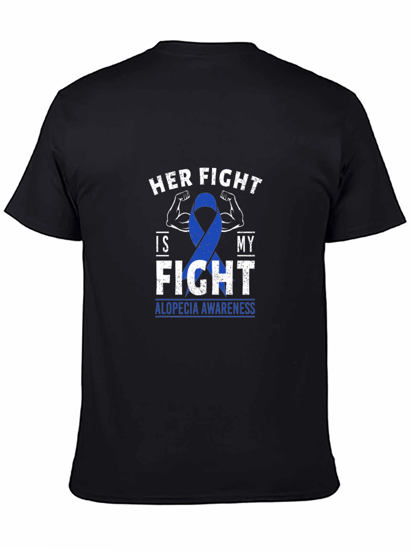 Alopecia Awareness T-Shirt - Her Fight Is My Fight