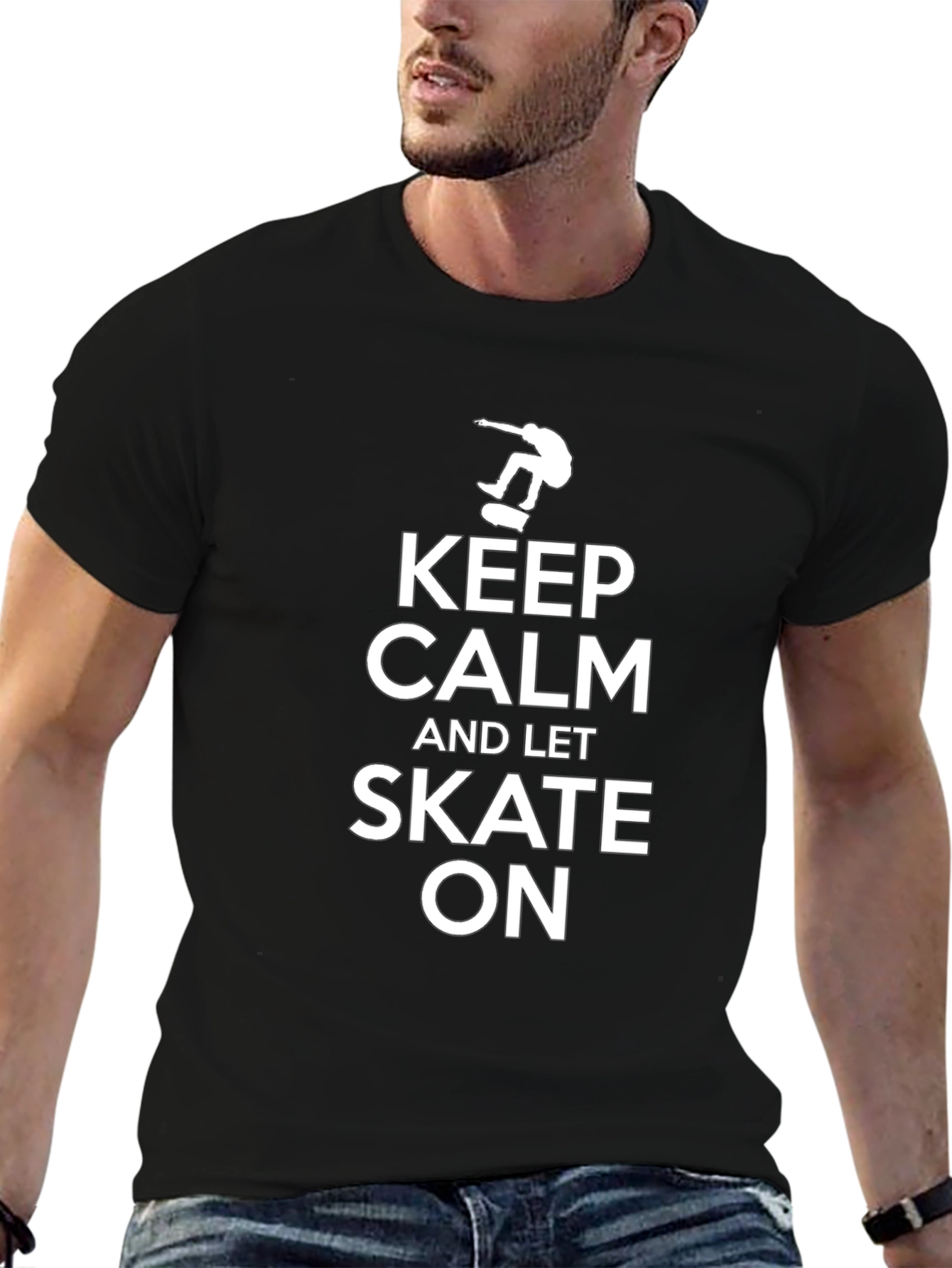 Keep Calm and Let Skate On T-Shirt