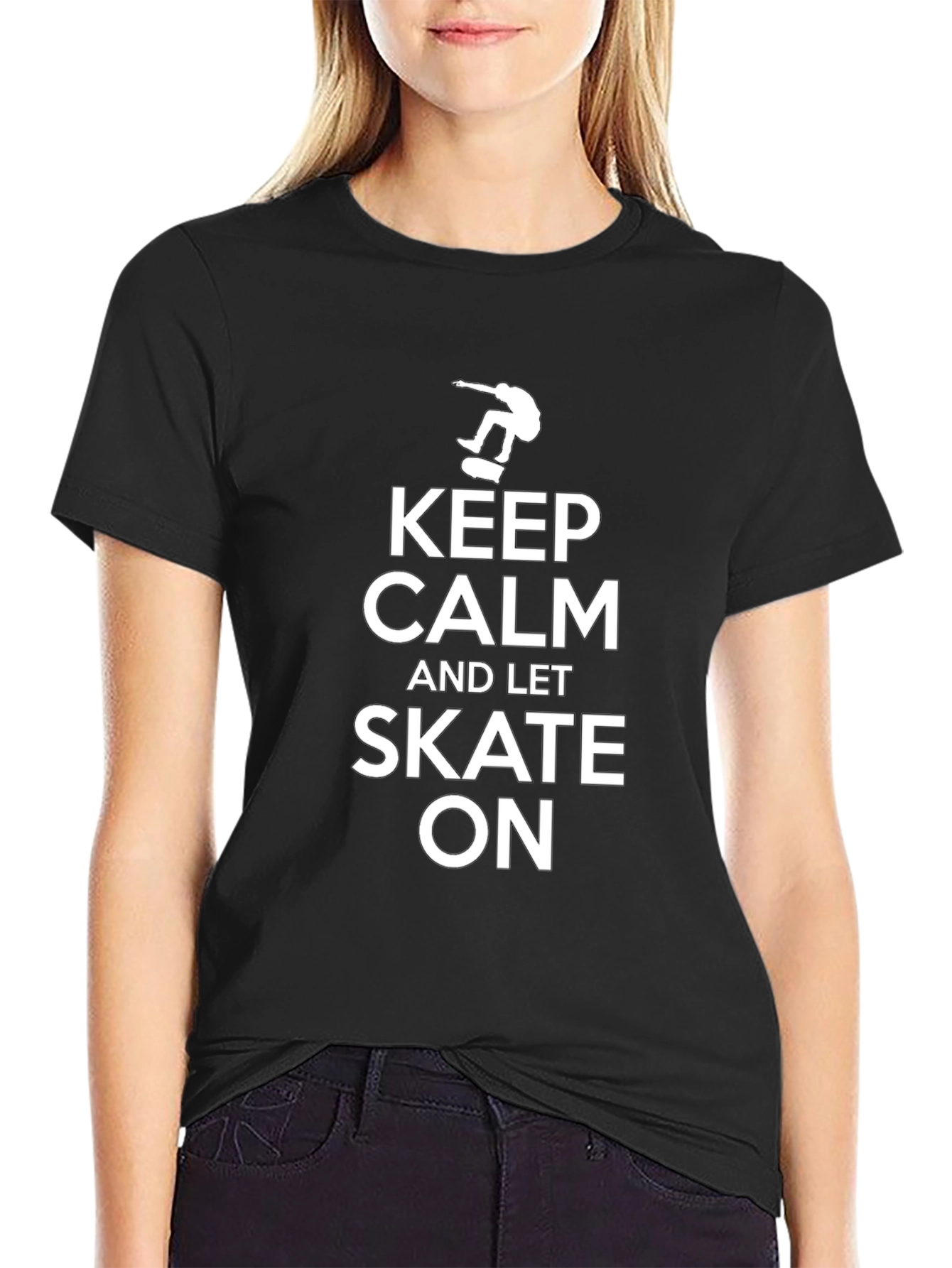 Keep Calm and Let Skate On T-Shirt