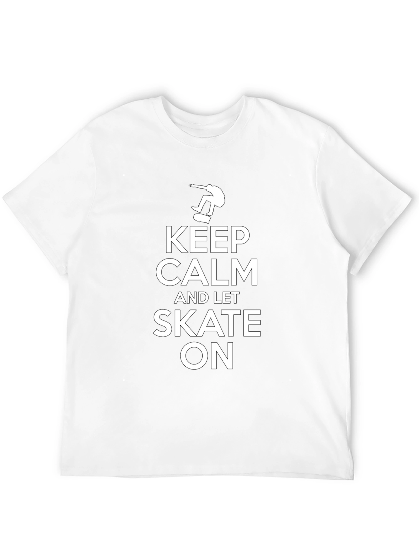 Keep Calm and Let Skate On T-Shirt