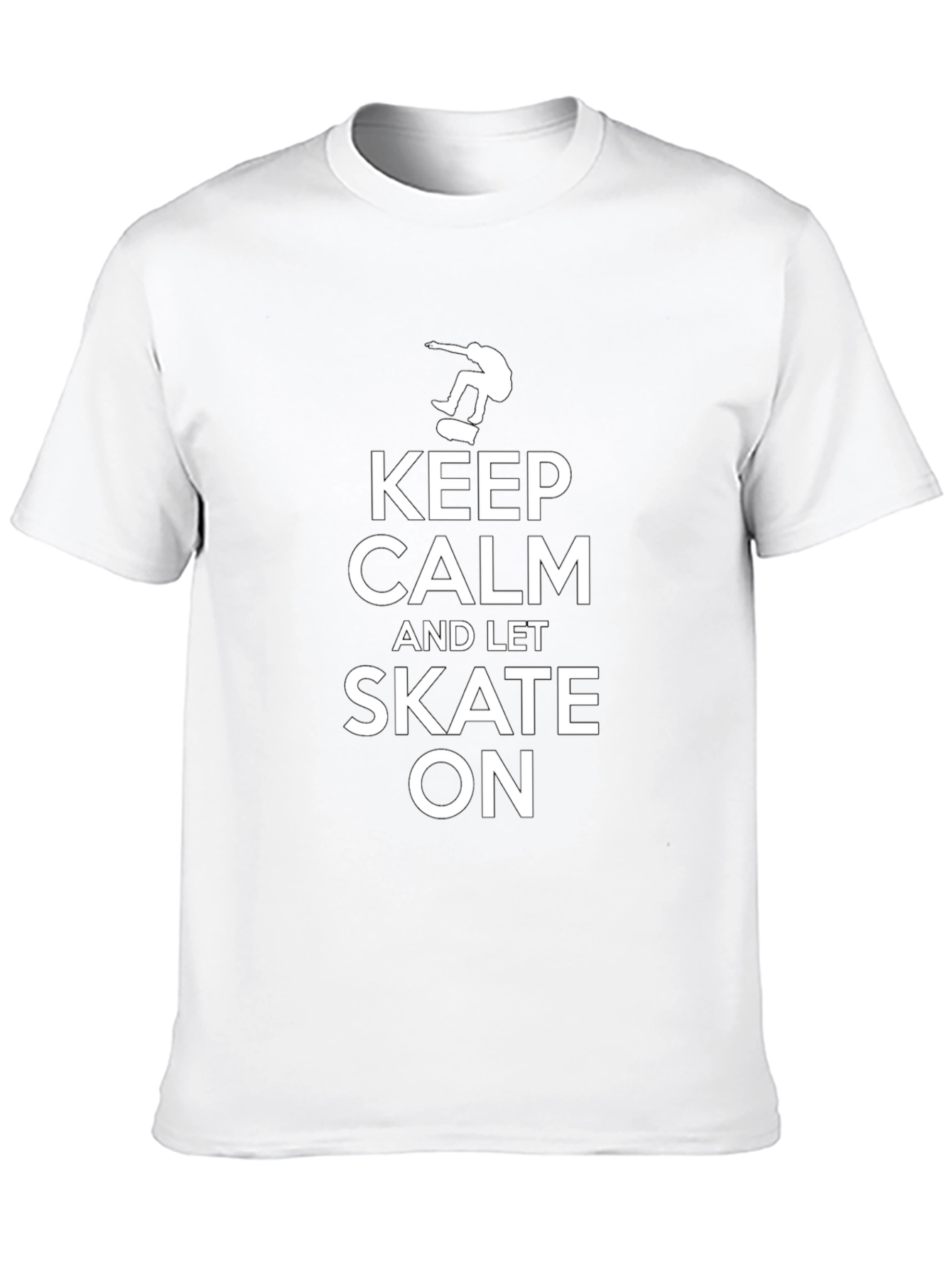 Keep Calm and Let Skate On T-Shirt