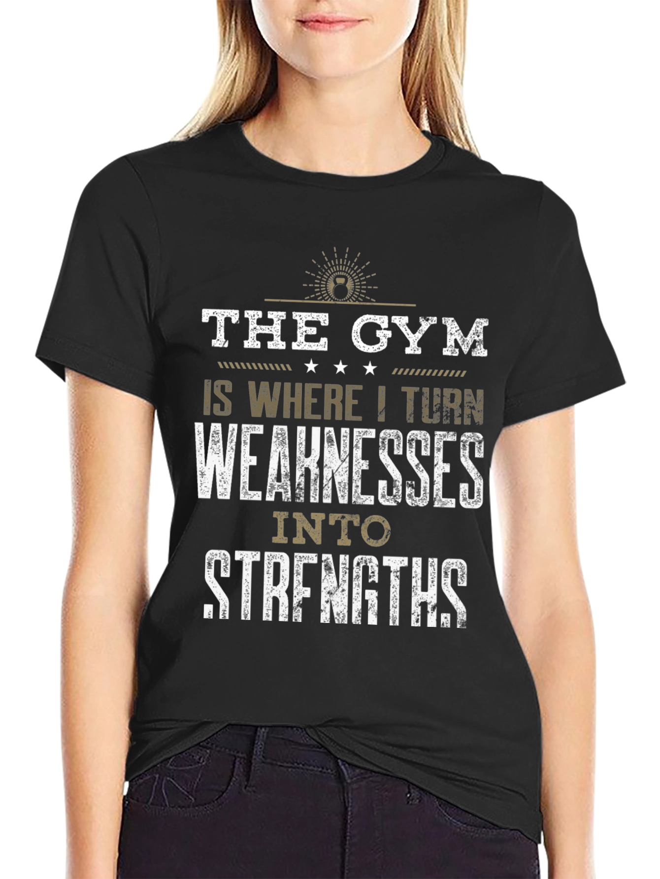 Gym Motivation T-Shirt: Weakness to Strength