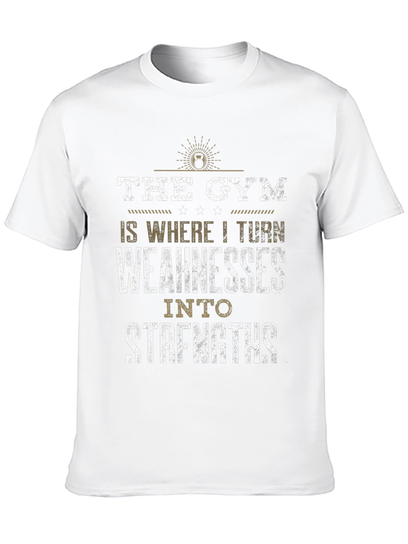 Gym Motivation T-Shirt: Weakness to Strength
