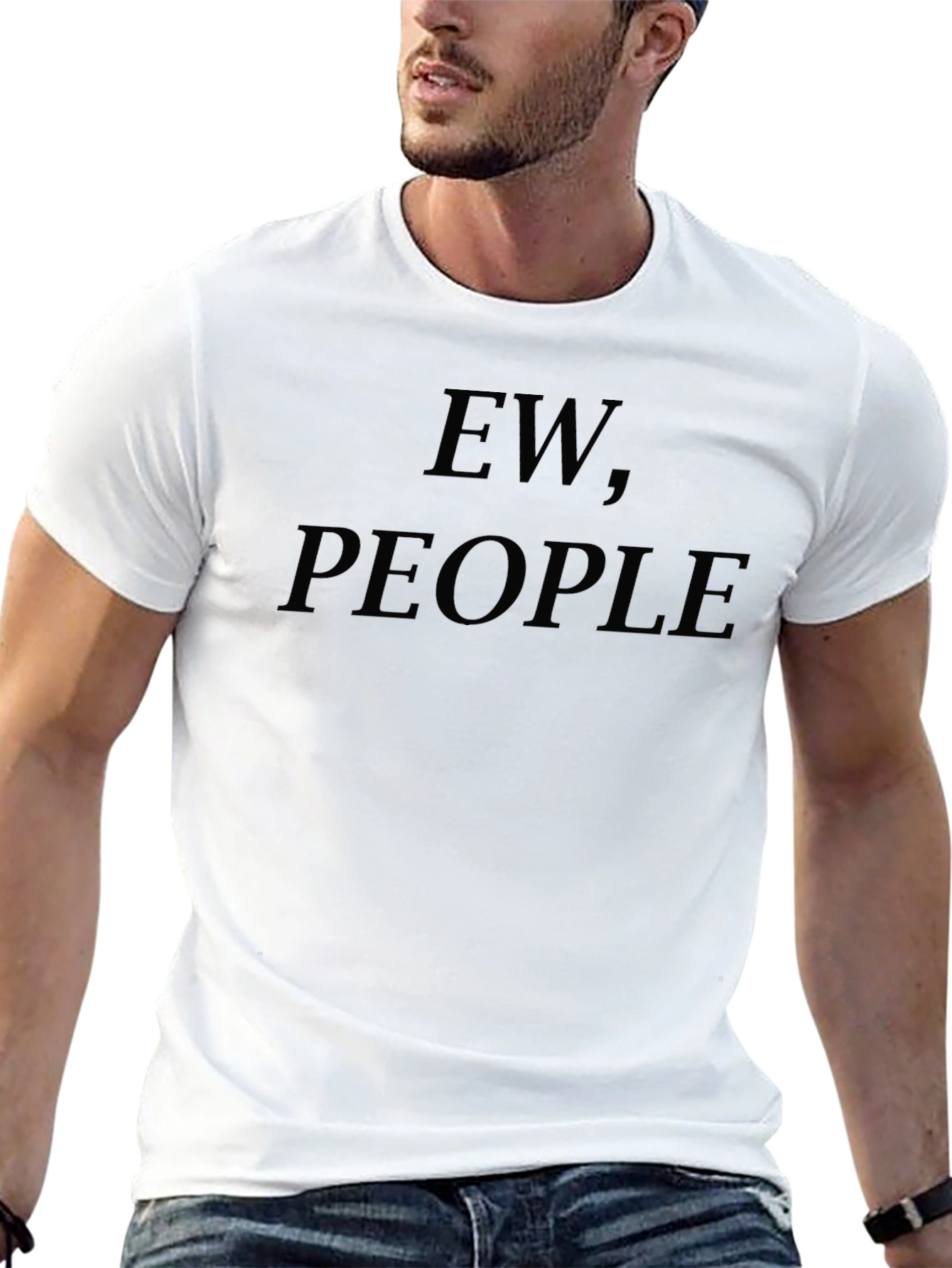 Ew People T-Shirt - Introvert Humor Tee