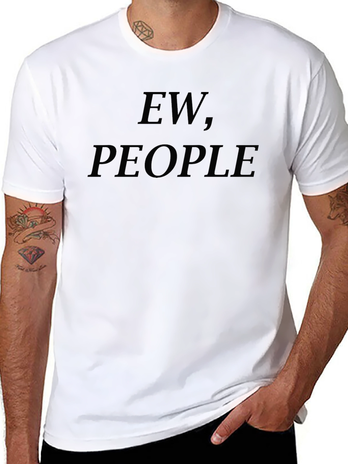 Ew People T-Shirt - Introvert Humor Tee