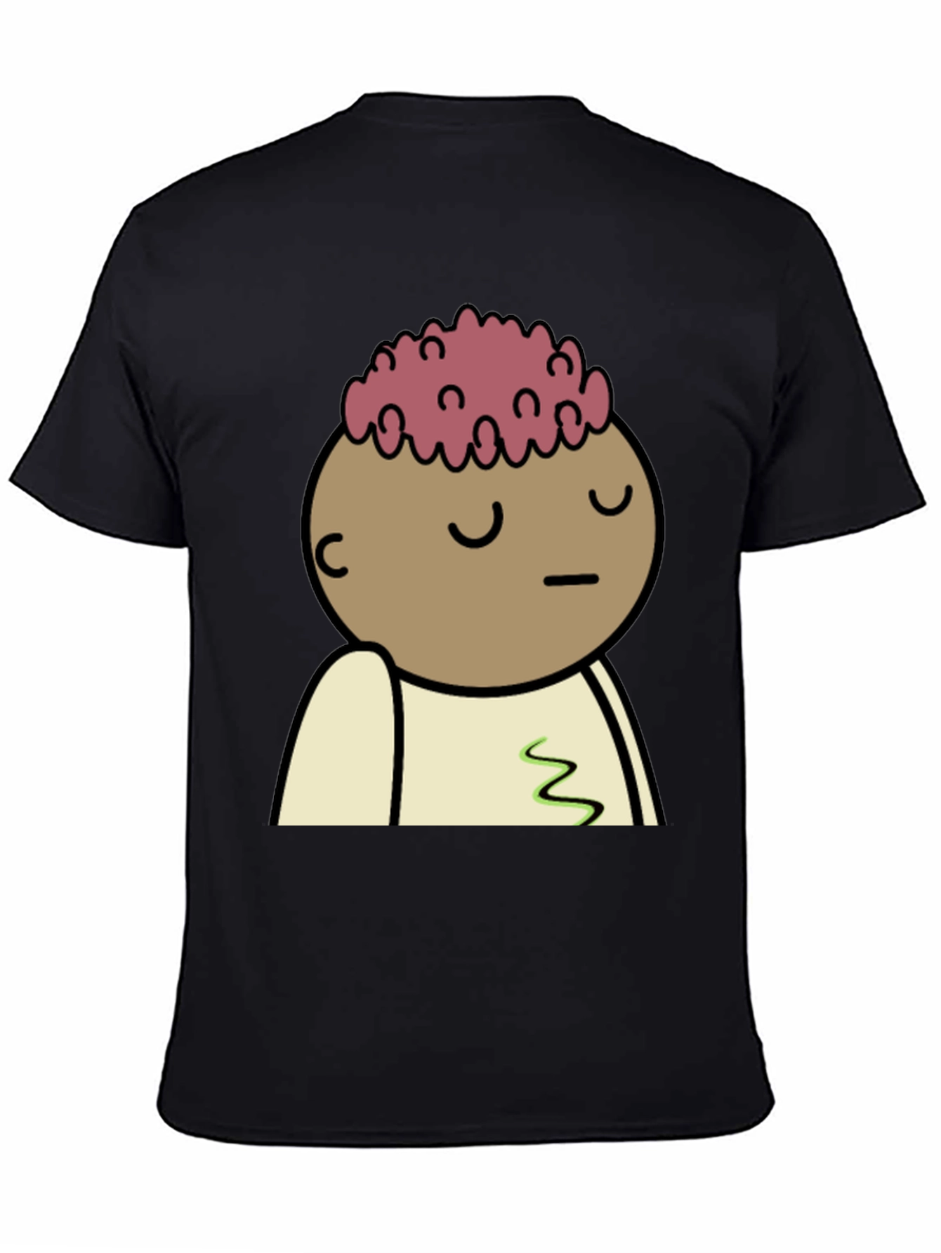 Brainy Character Graphic T-Shirt - Relaxed Fit