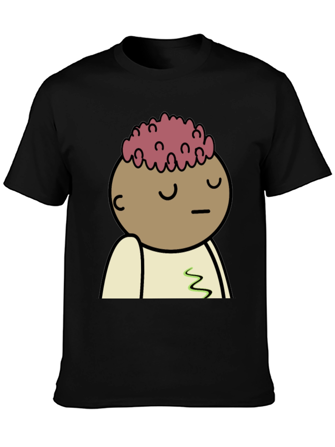 Brainy Character Graphic T-Shirt - Relaxed Fit