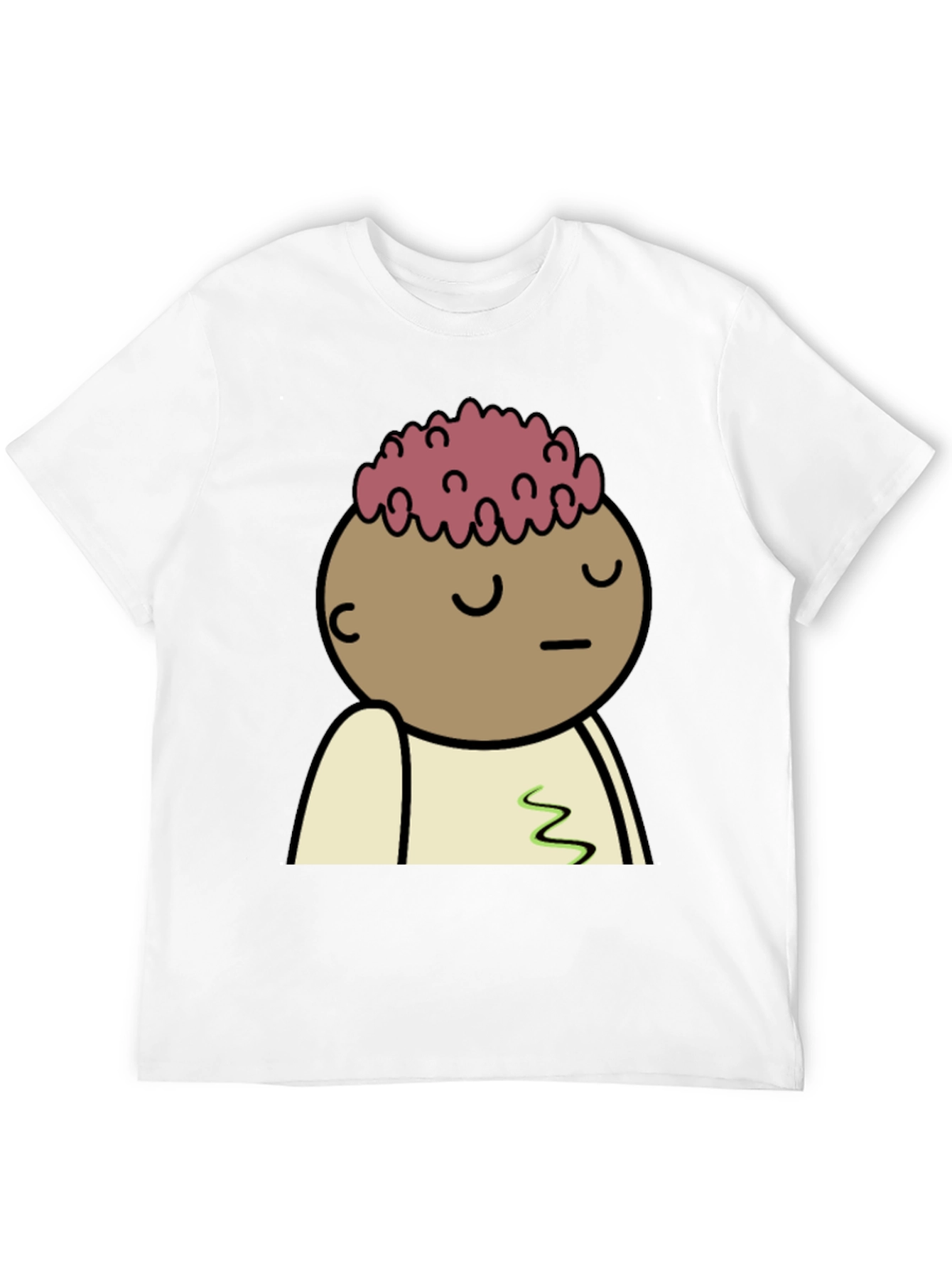 Brainy Character Graphic T-Shirt - Relaxed Fit