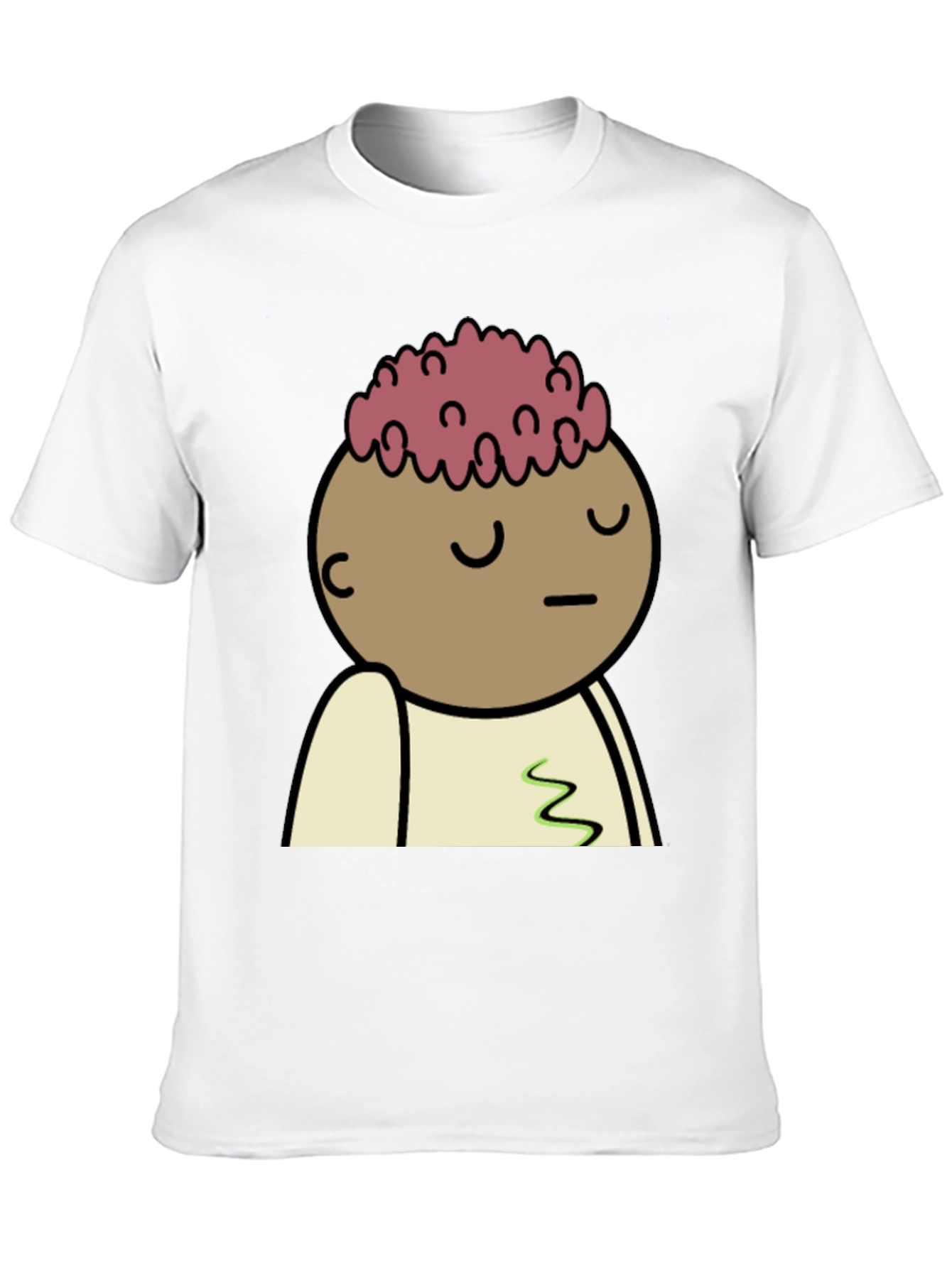 Brainy Character Graphic T-Shirt - Relaxed Fit