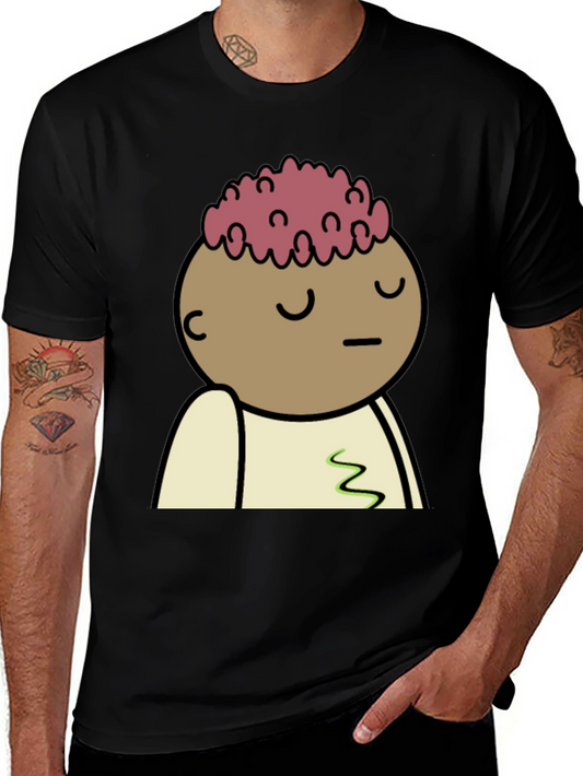 Brainy Character Graphic T-Shirt - Relaxed Fit