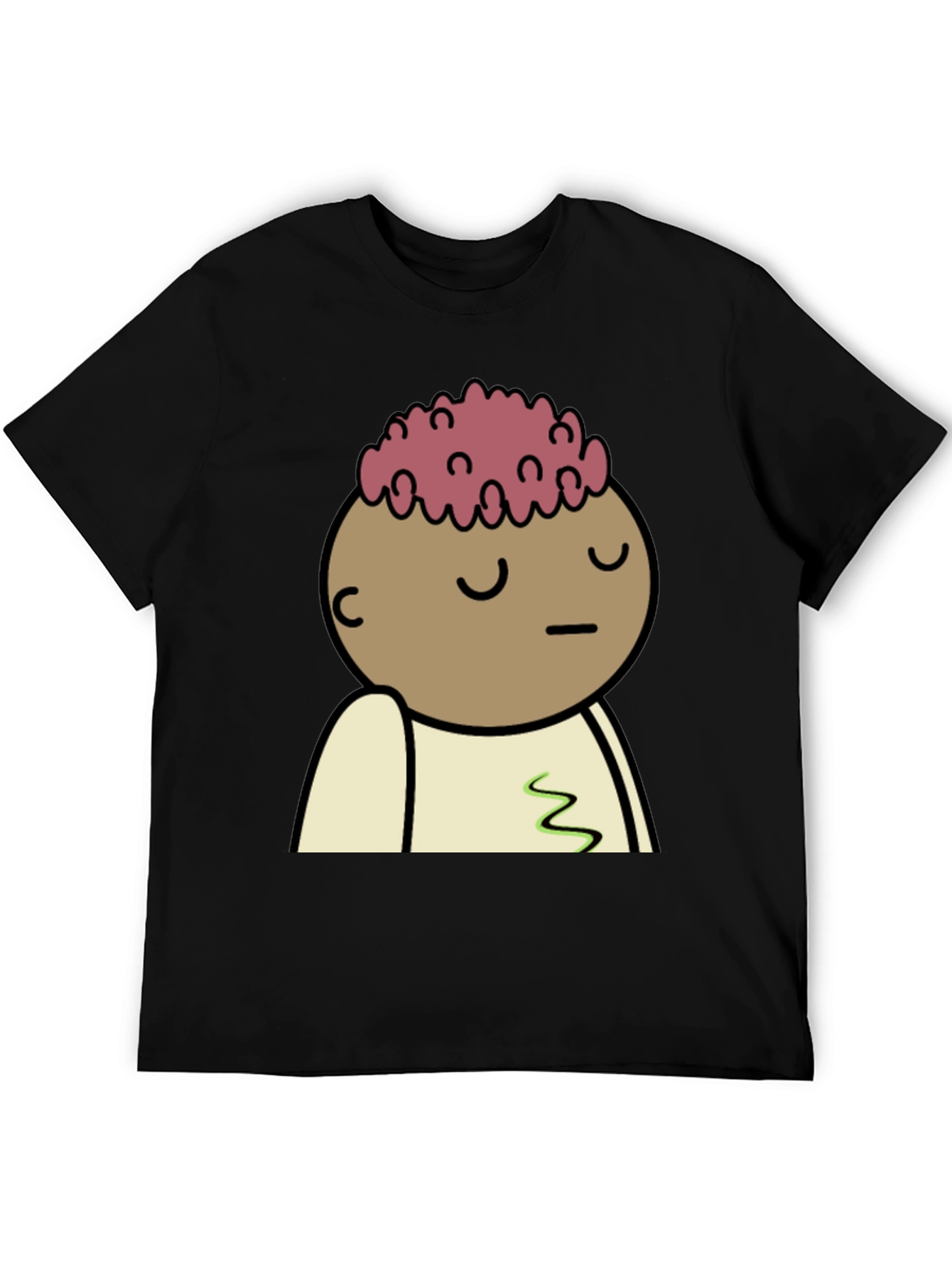 Brainy Character Graphic T-Shirt - Relaxed Fit