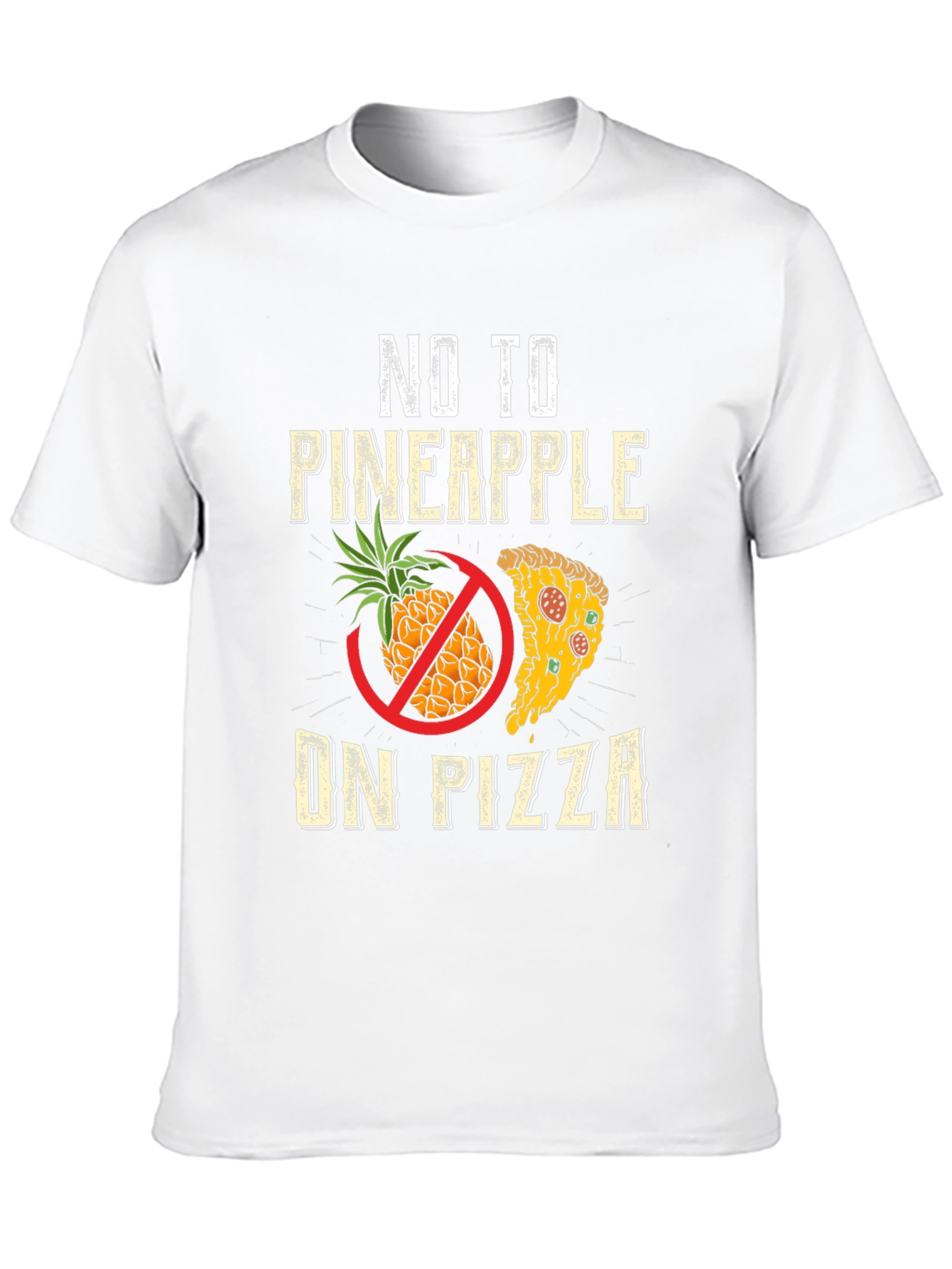 No Pineapple On Pizza Graphic Tee