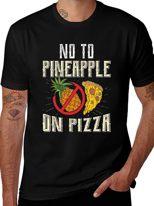 No Pineapple On Pizza Graphic Tee