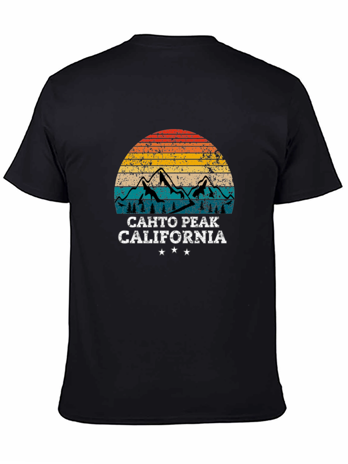Cahto Peak California Retro T-Shirt