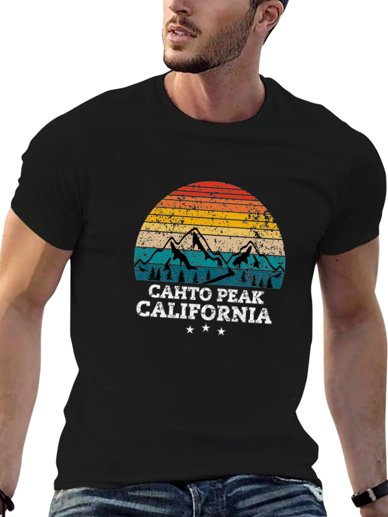 Cahto Peak California Retro T-Shirt