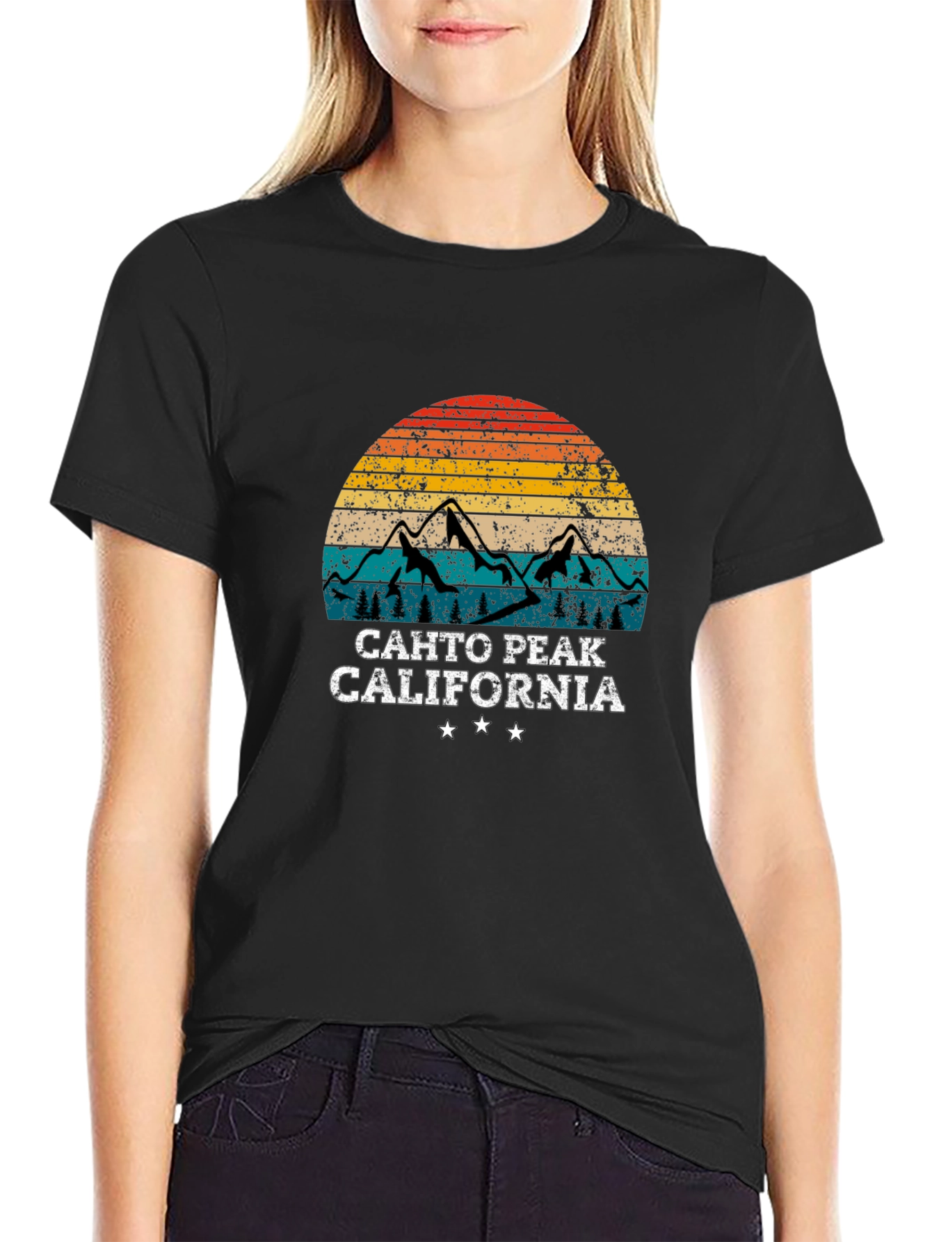 Cahto Peak California Retro T-Shirt