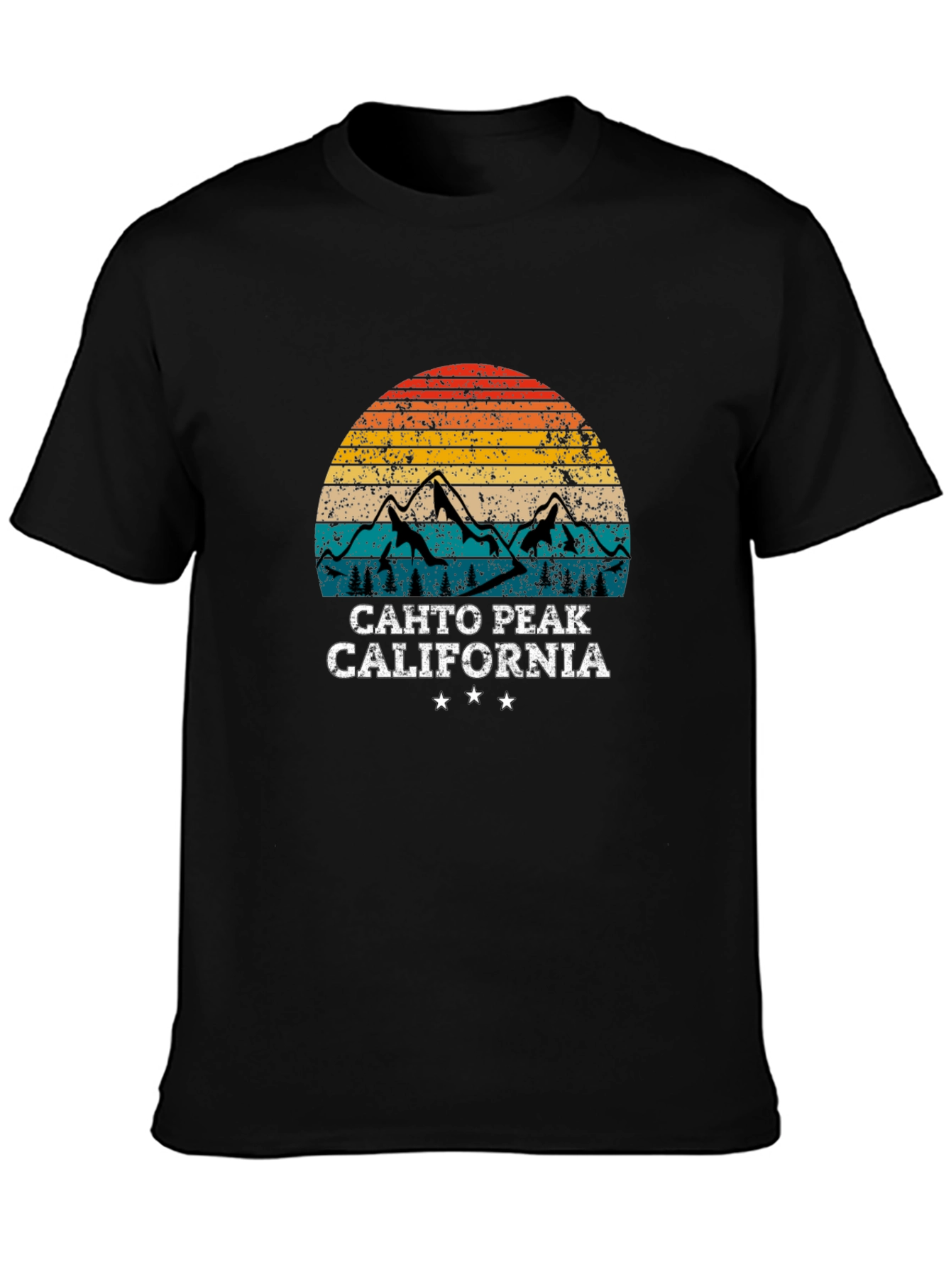 Cahto Peak California Retro T-Shirt
