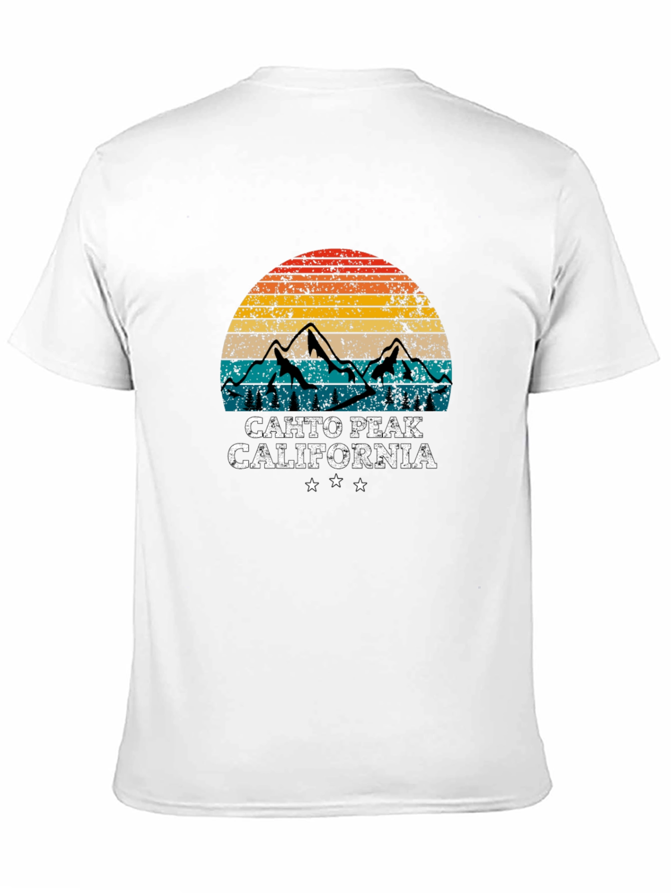 Cahto Peak California Retro T-Shirt