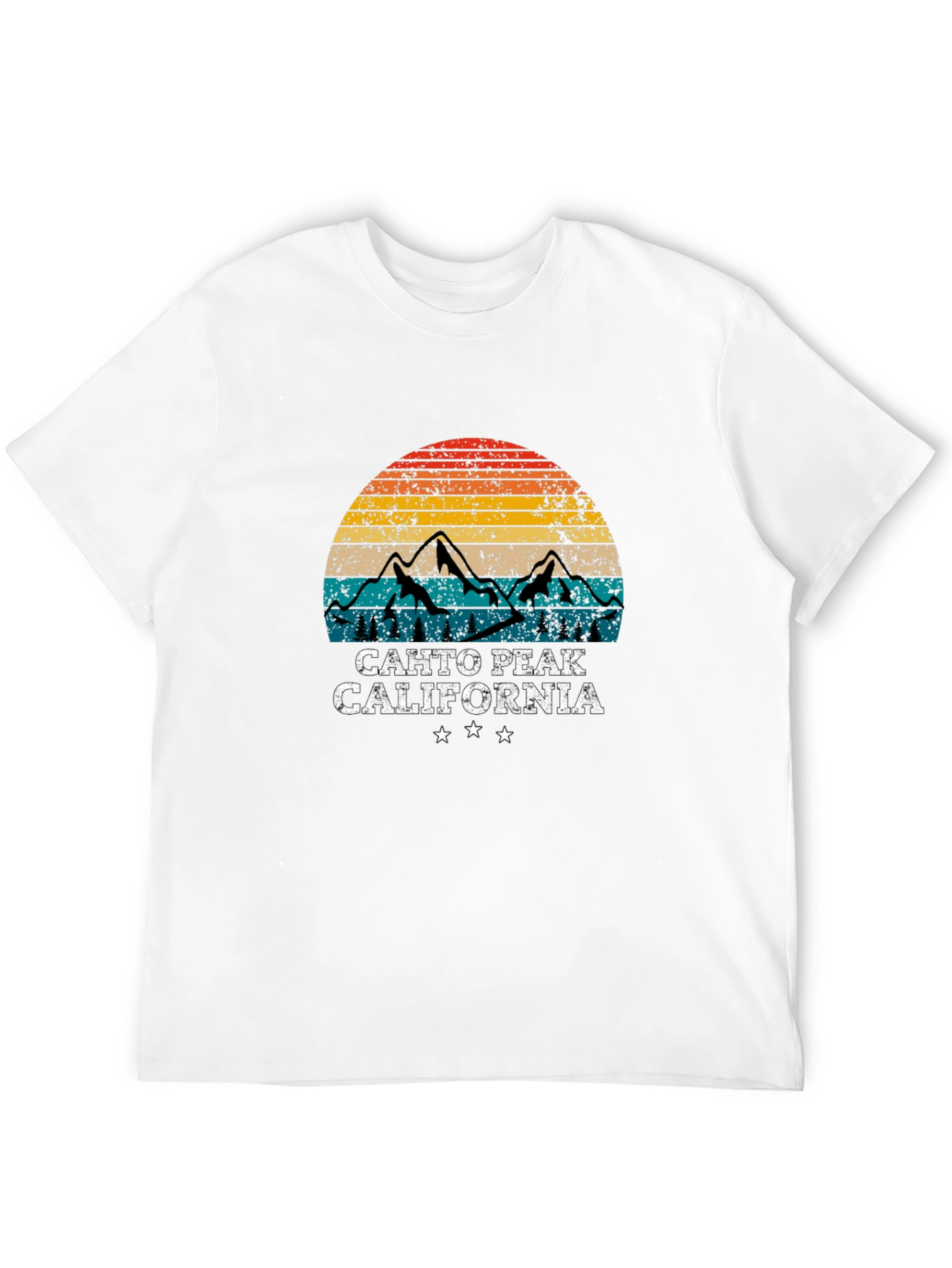 Cahto Peak California Retro T-Shirt