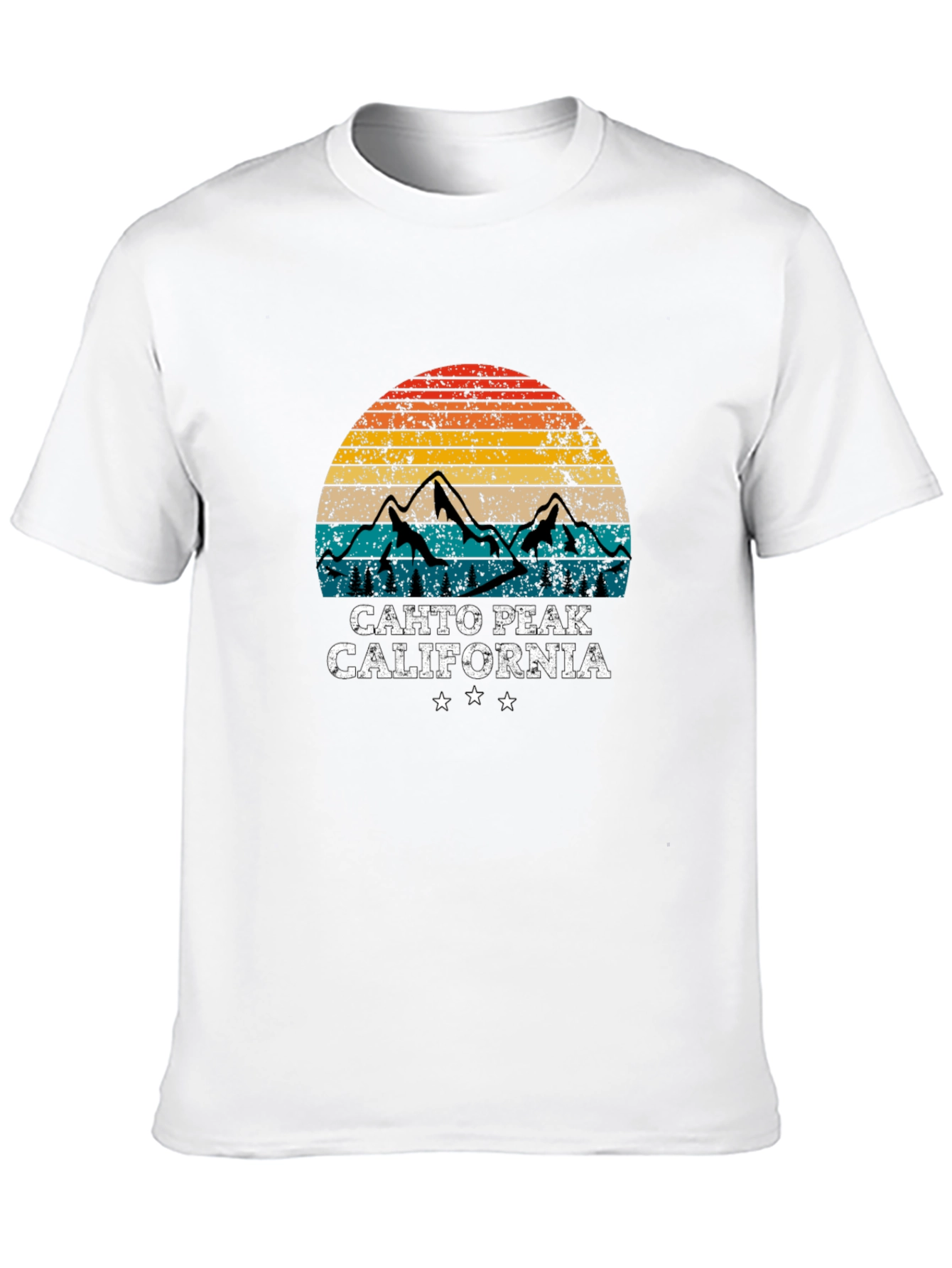 Cahto Peak California Retro T-Shirt