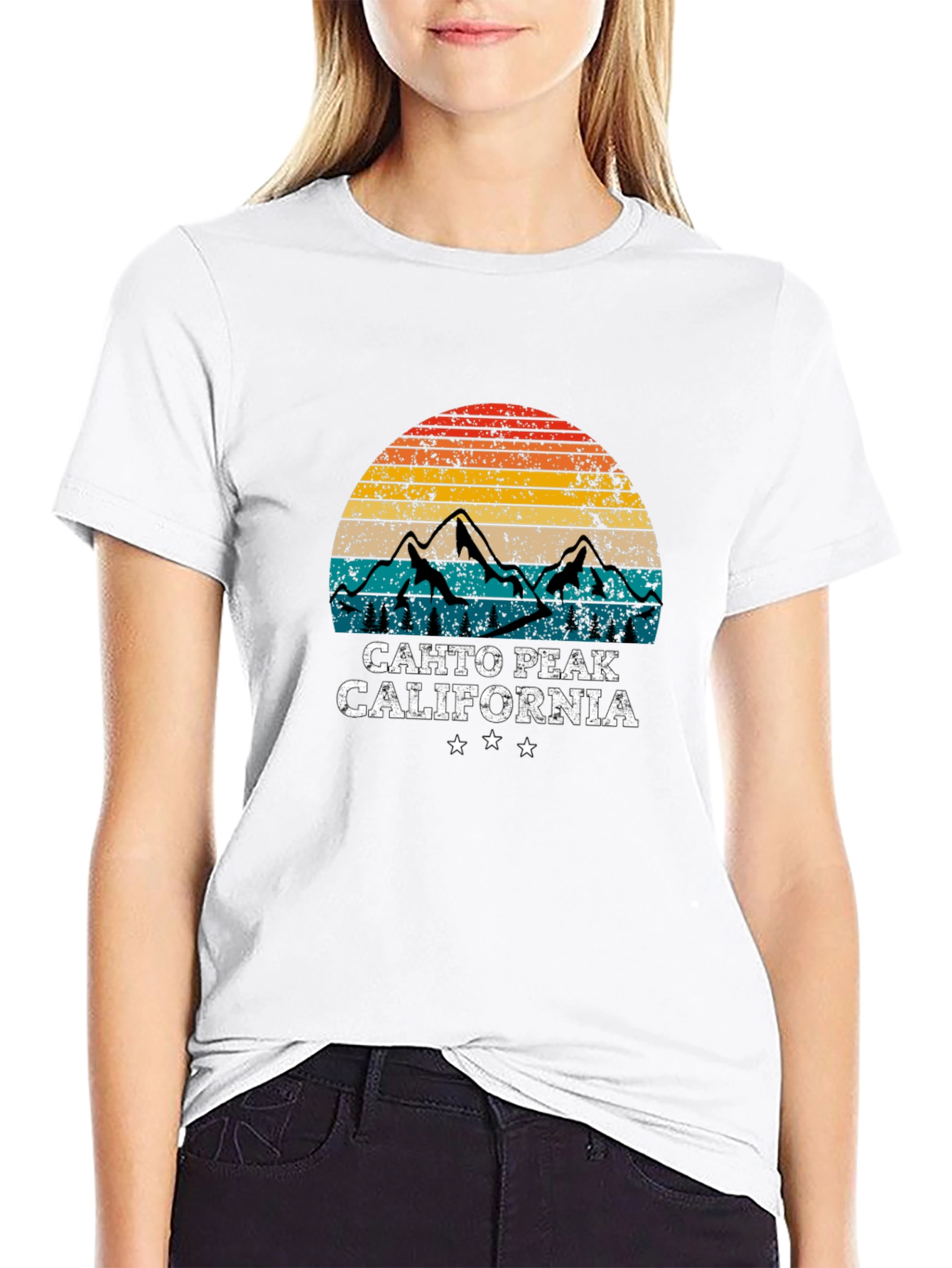 Cahto Peak California Retro T-Shirt
