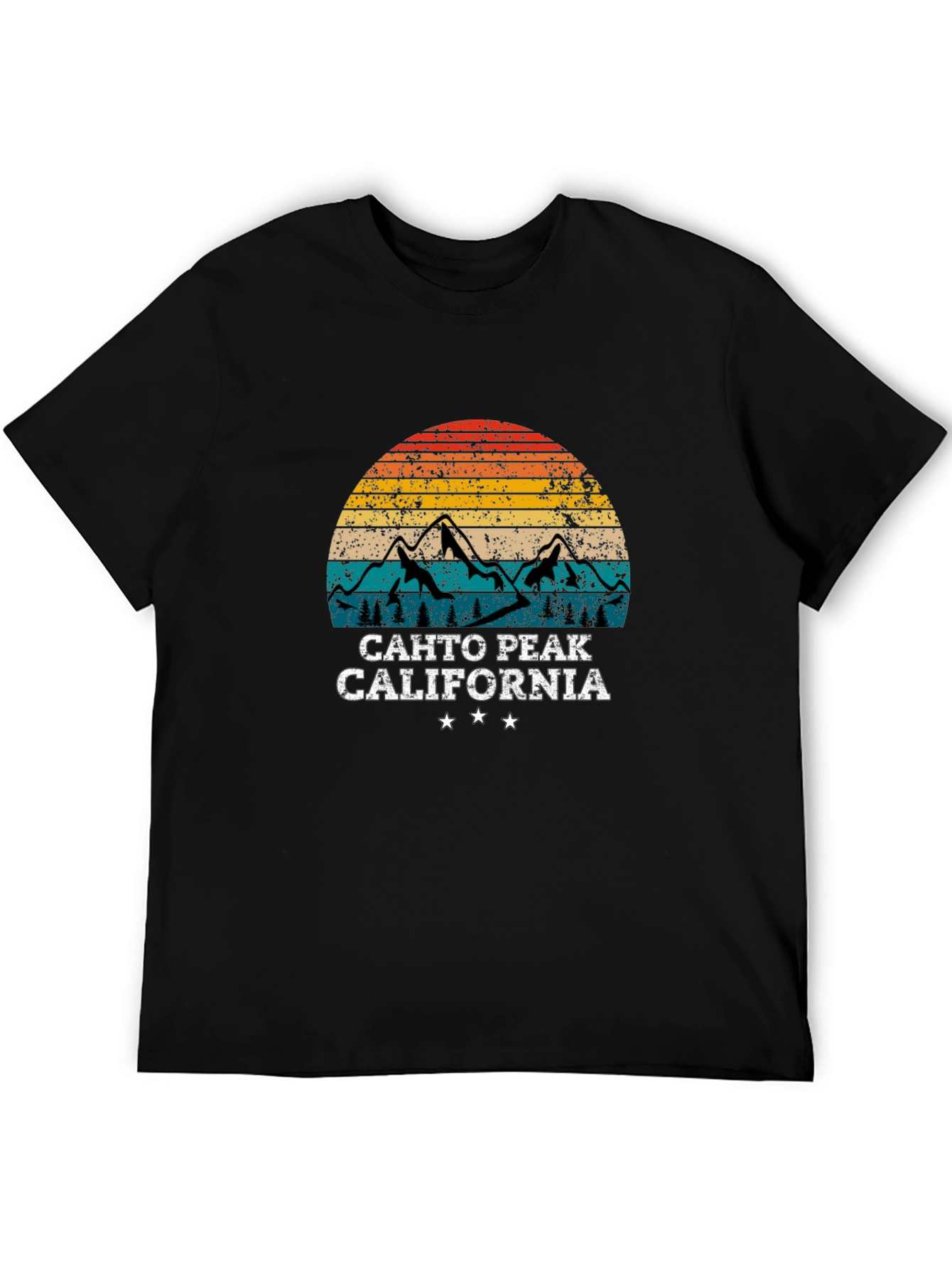 Cahto Peak California Retro T-Shirt