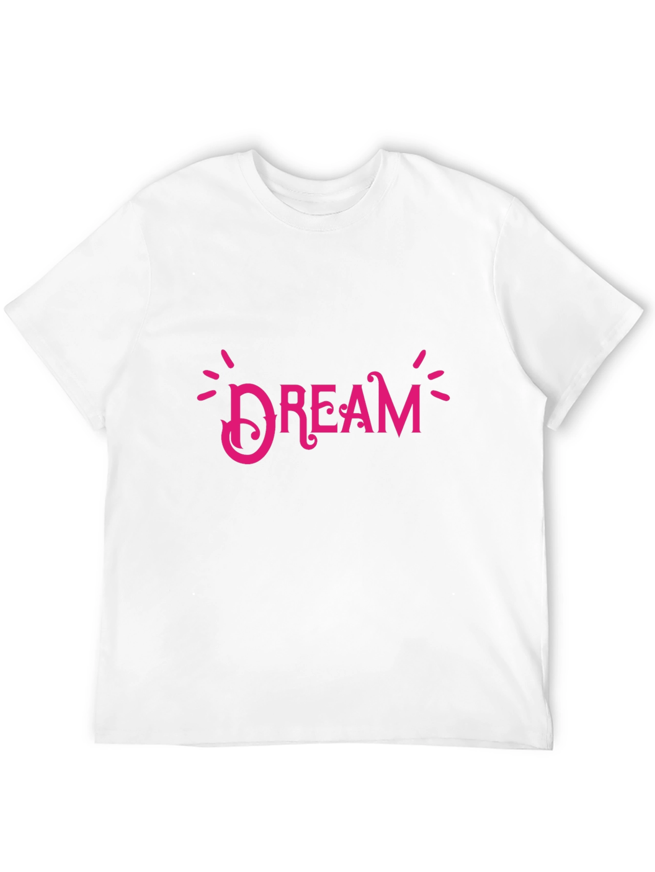 Dream Graphic Print Crew Neck T-Shirt
