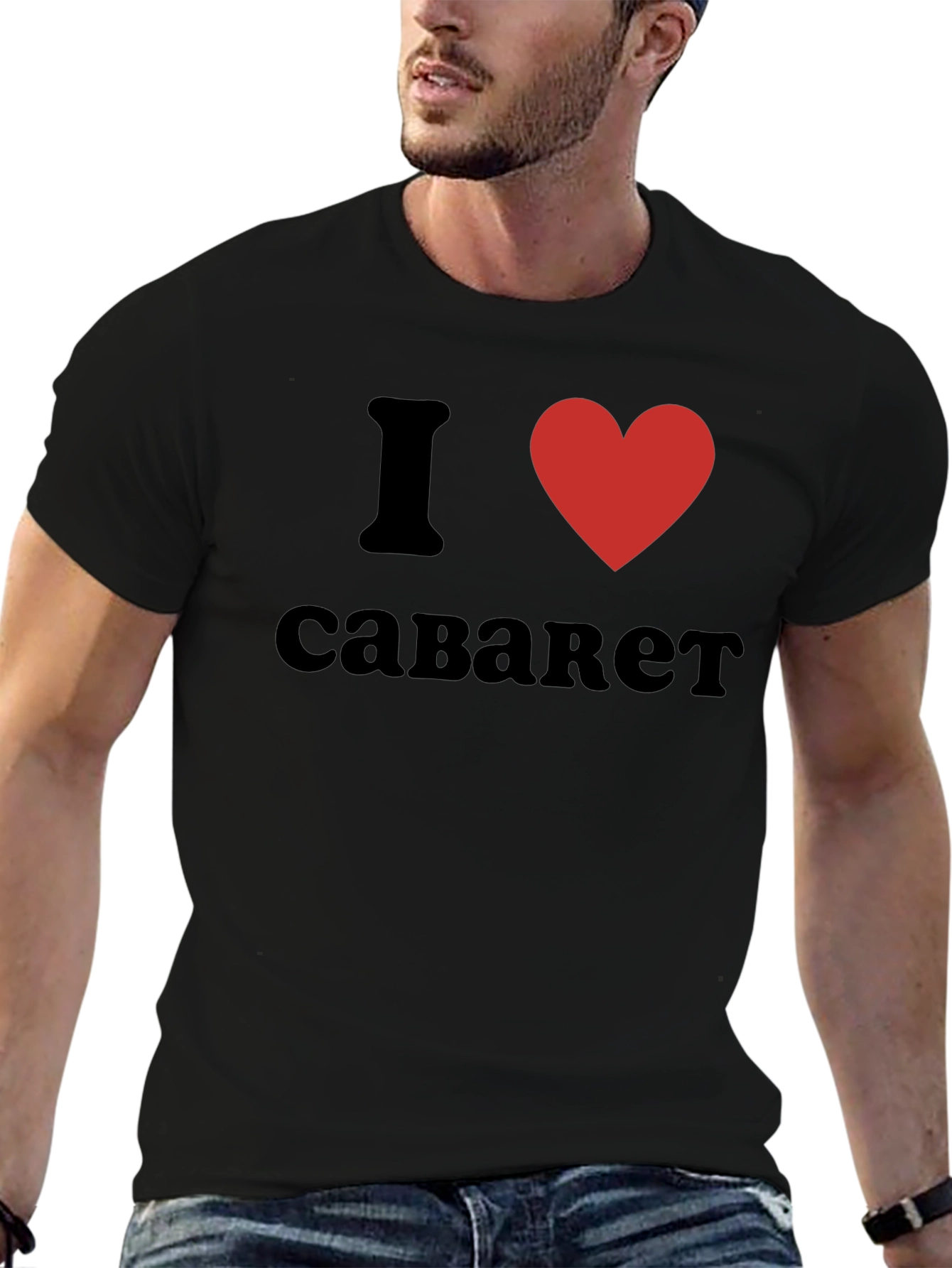I Heart Savaket T-Shirt - Black Crew Neck Tee