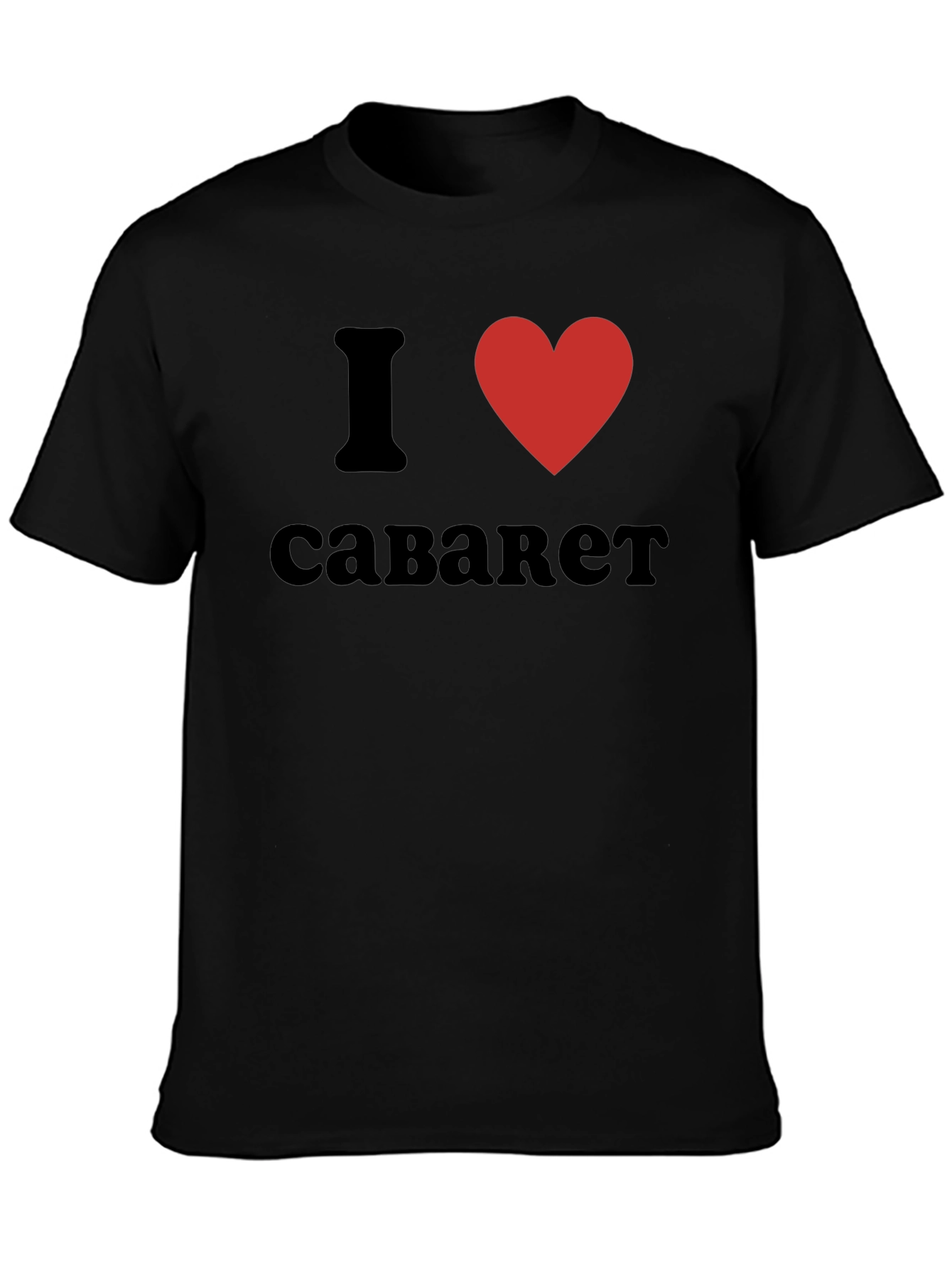 I Heart Savaket T-Shirt - Black Crew Neck Tee