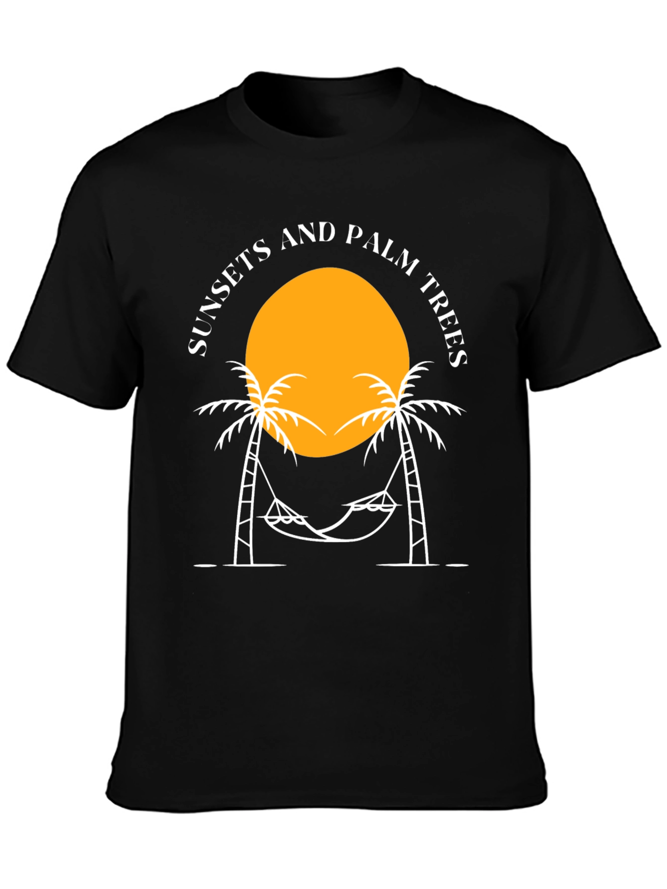 Sunsets and Palm Trees Graphic Tee