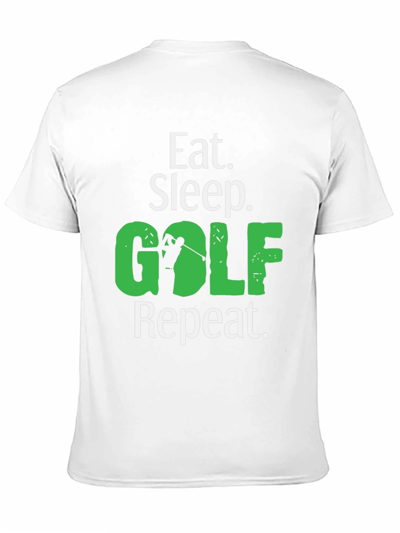 Eat Sleep Golf Repeat Graphic Tee