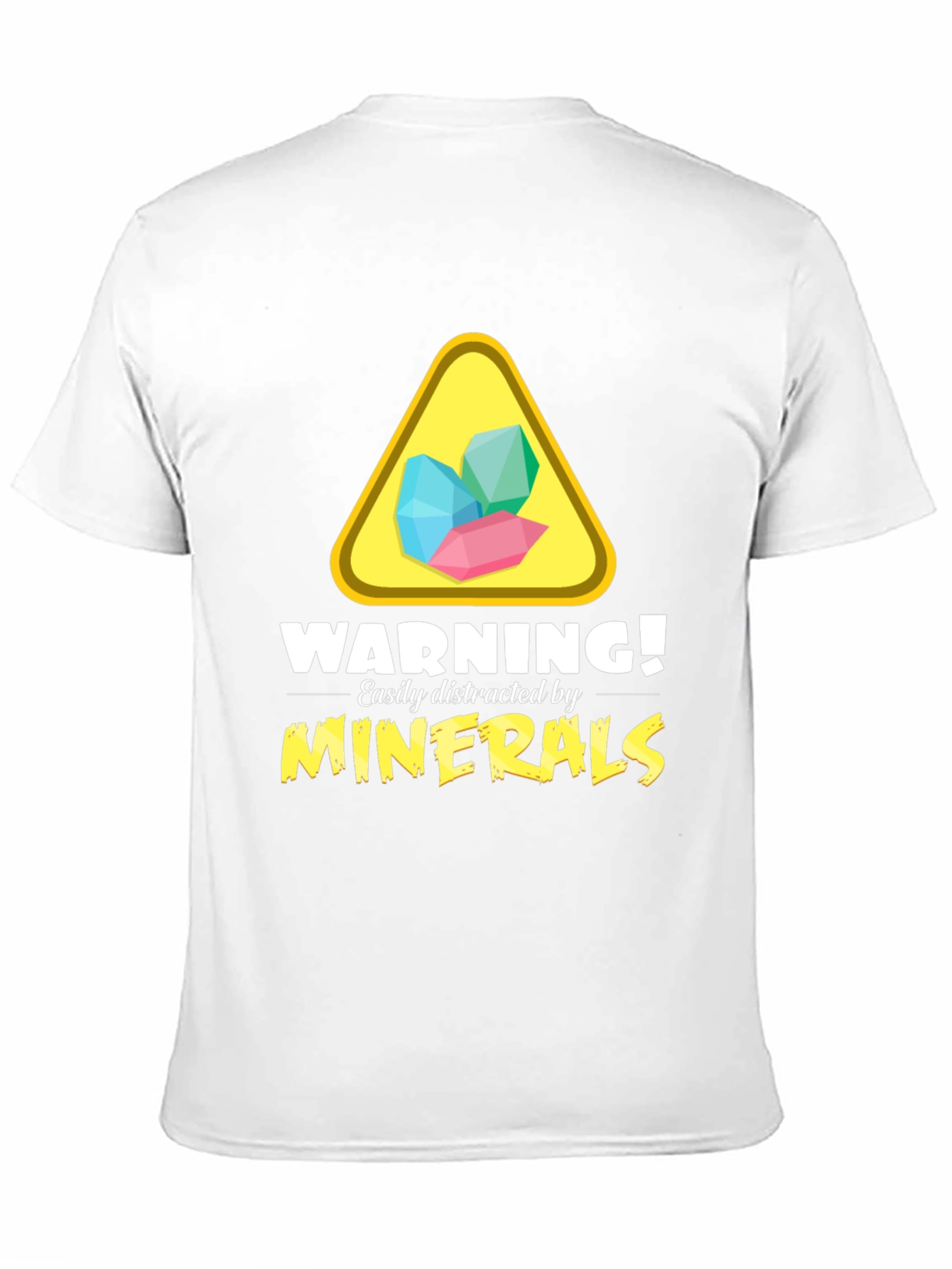 Mineral Warning T-Shirt - Easily Distracted Funny Tee