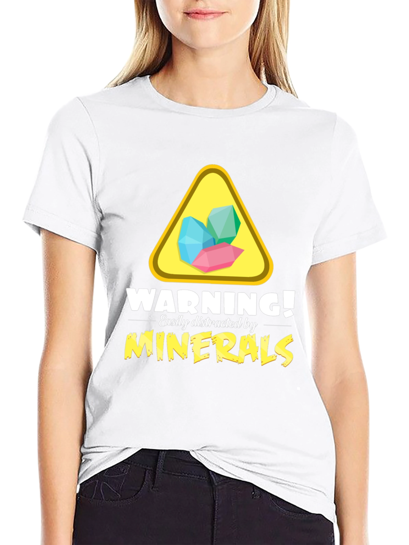 Mineral Warning T-Shirt - Easily Distracted Funny Tee