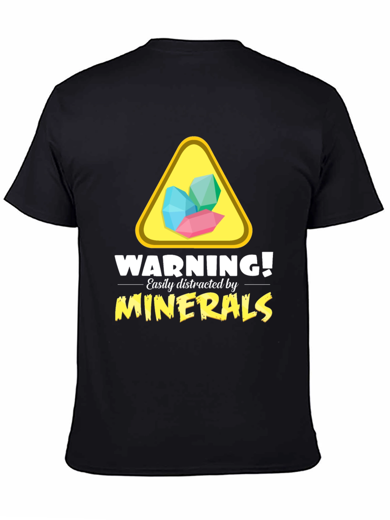 Mineral Warning T-Shirt - Easily Distracted Funny Tee