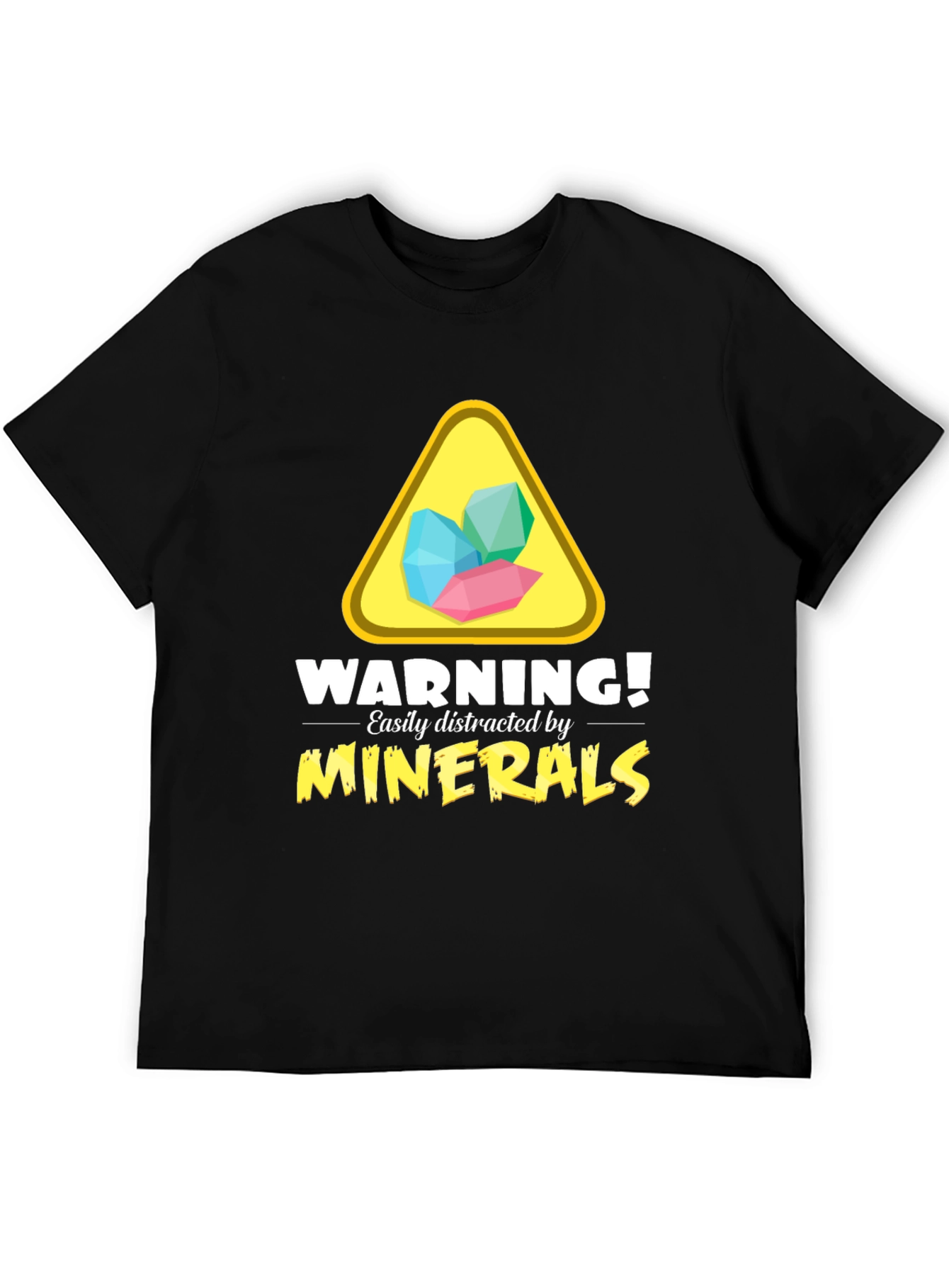 Mineral Warning T-Shirt - Easily Distracted Funny Tee
