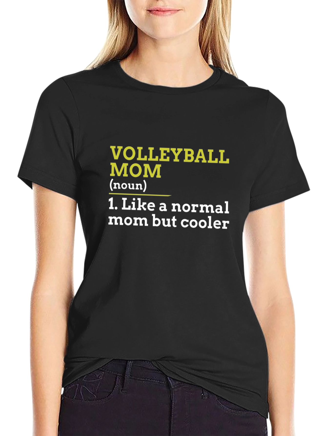 Volleyball Mom T-Shirt - Cool Mom Definition Tee