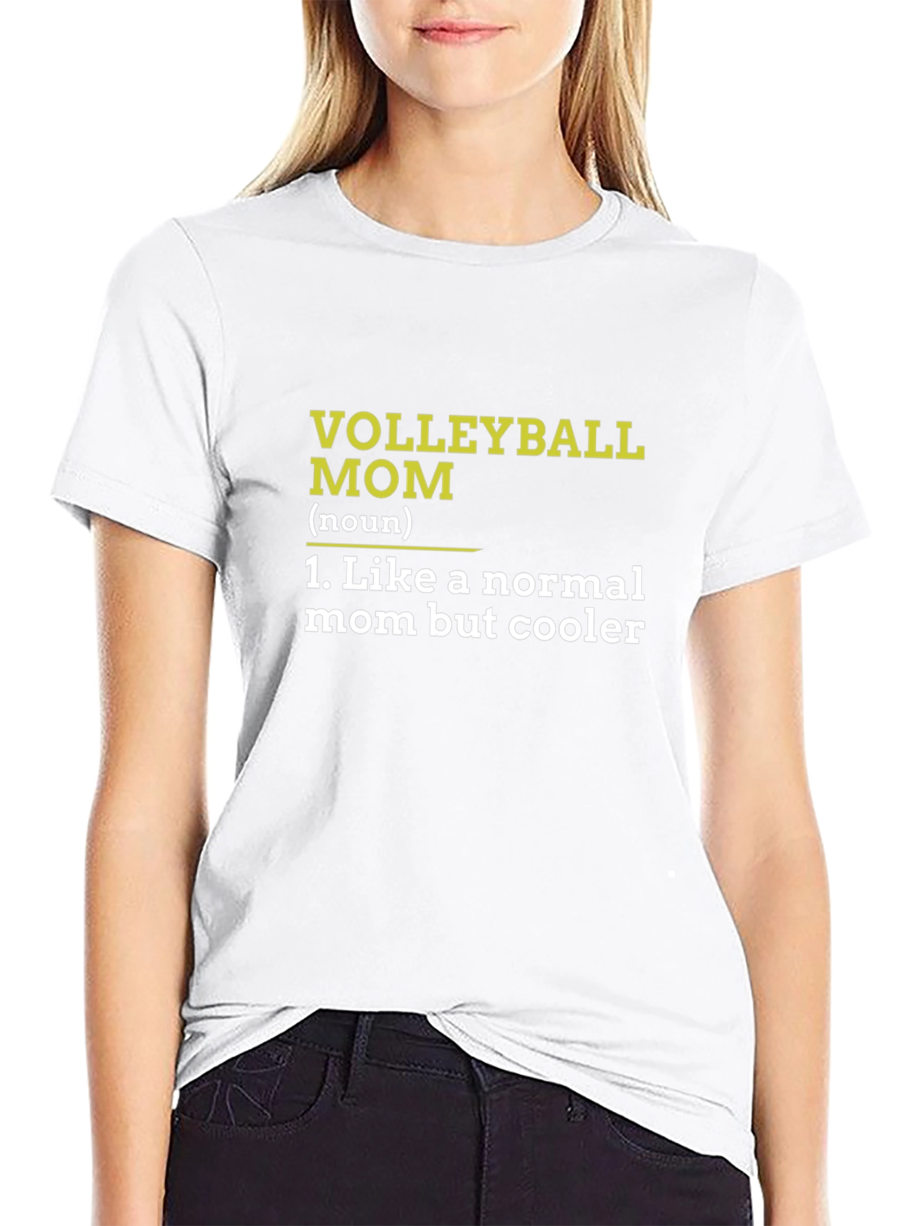 Volleyball Mom T-Shirt - Cool Mom Definition Tee