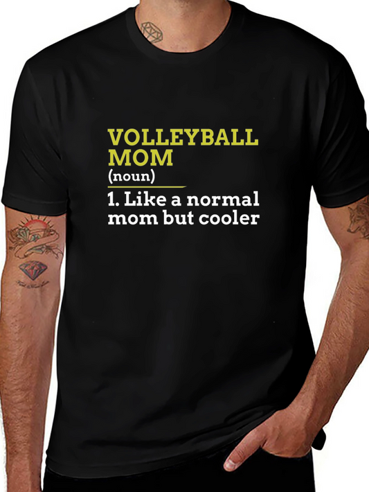 Volleyball Mom T-Shirt - Cool Mom Definition Tee
