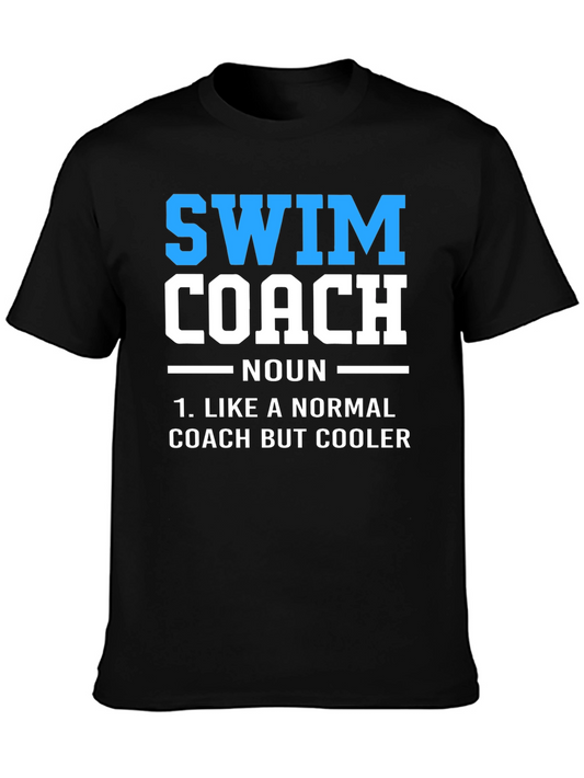 Swim Coach Definition T-Shirt - Cool Swimmer Gift