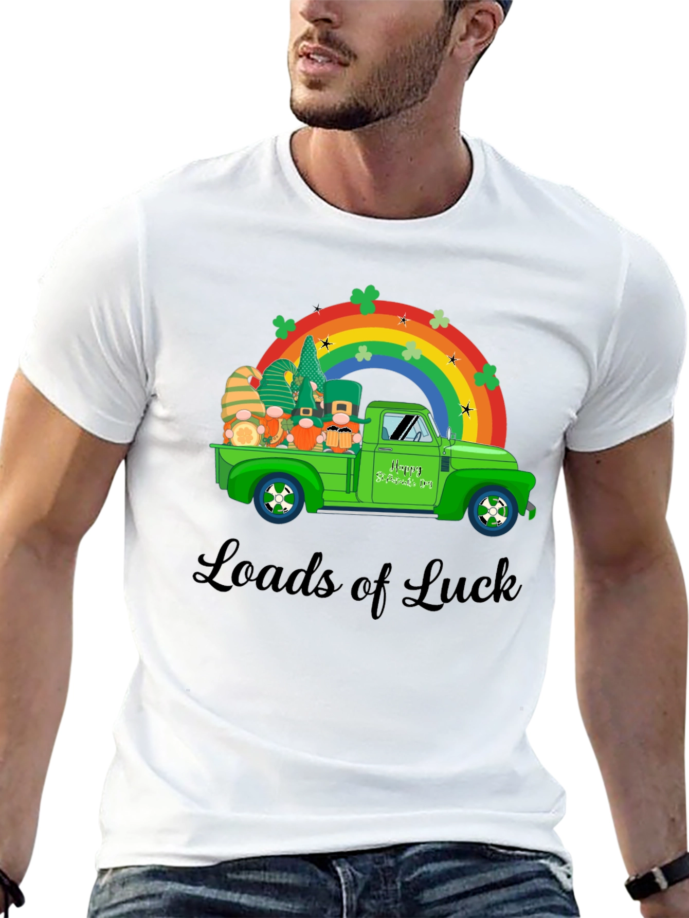 Loads of Luck St. Patricks Day Truck T-Shirt