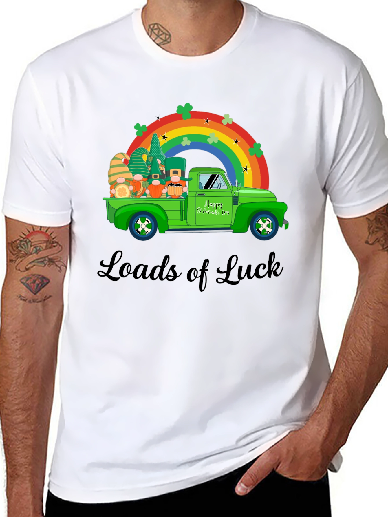 Loads of Luck St. Patricks Day Truck T-Shirt