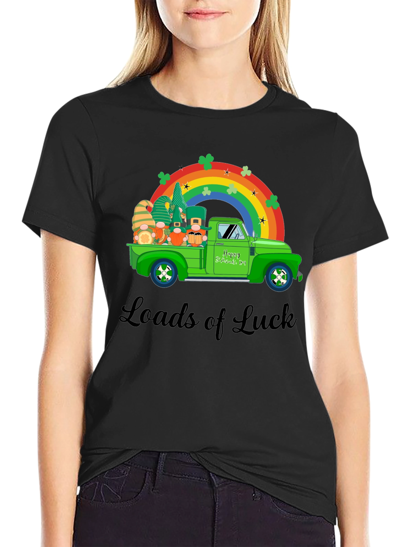 Loads of Luck St. Patricks Day Truck T-Shirt