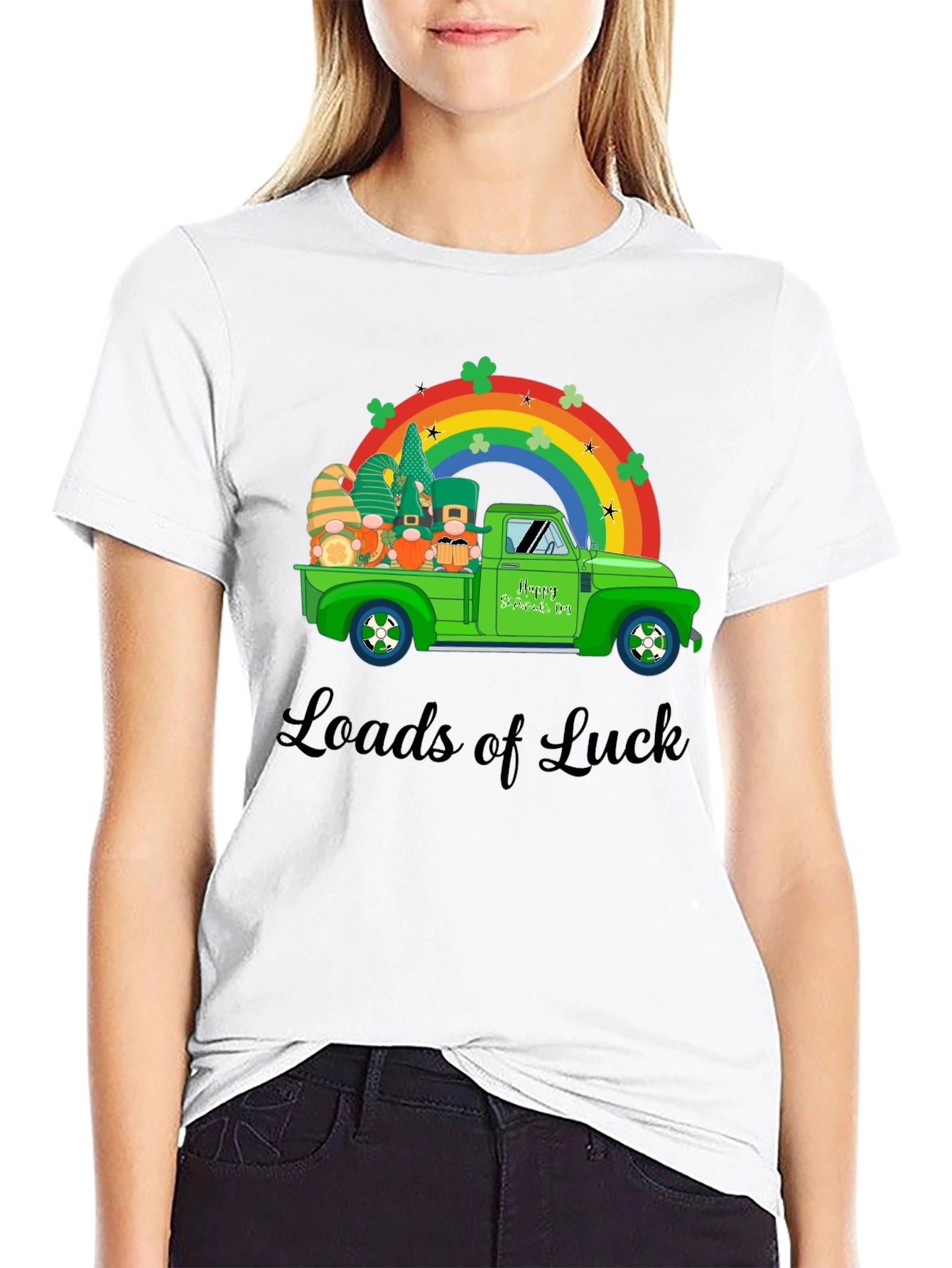 Loads of Luck St. Patricks Day Truck T-Shirt
