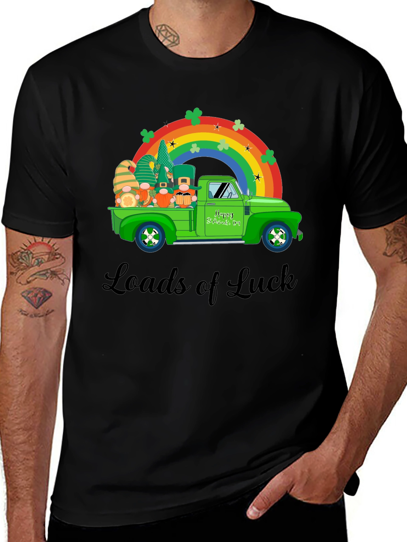 Loads of Luck St. Patricks Day Truck T-Shirt